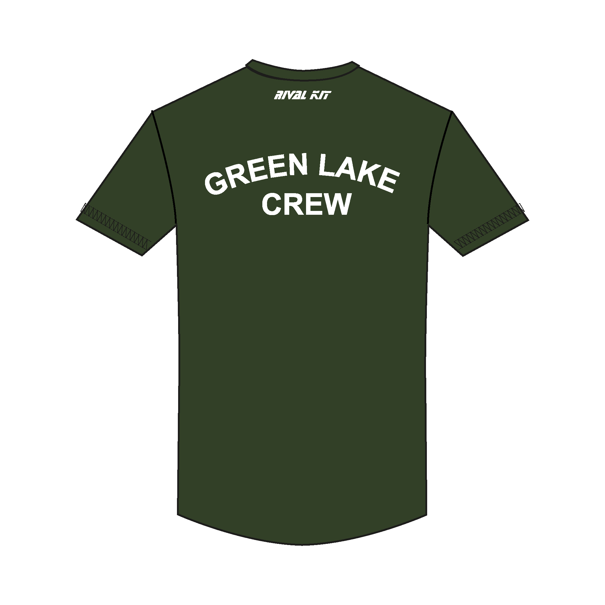 Green Lake Crew Casual Green T-Shirt