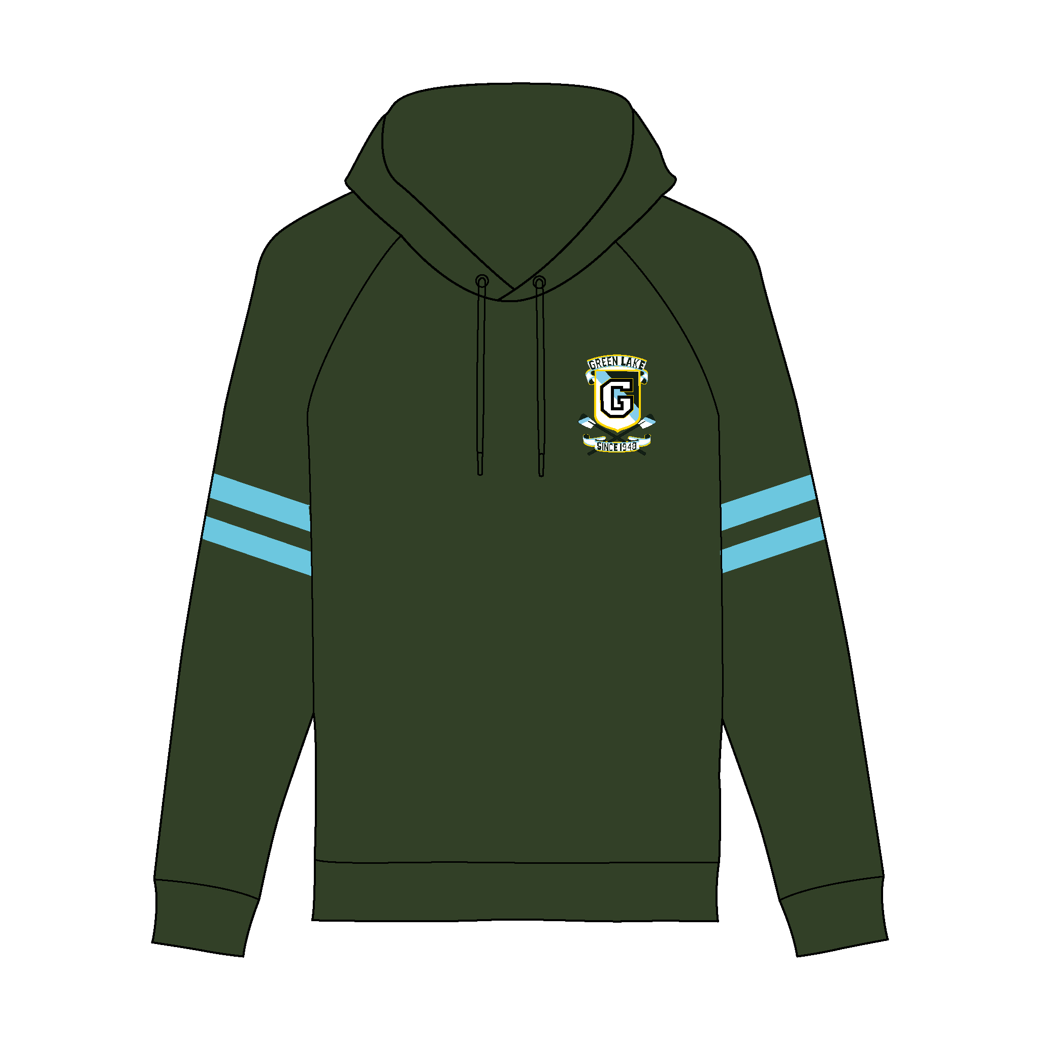 Green Lake Crew Hoodie