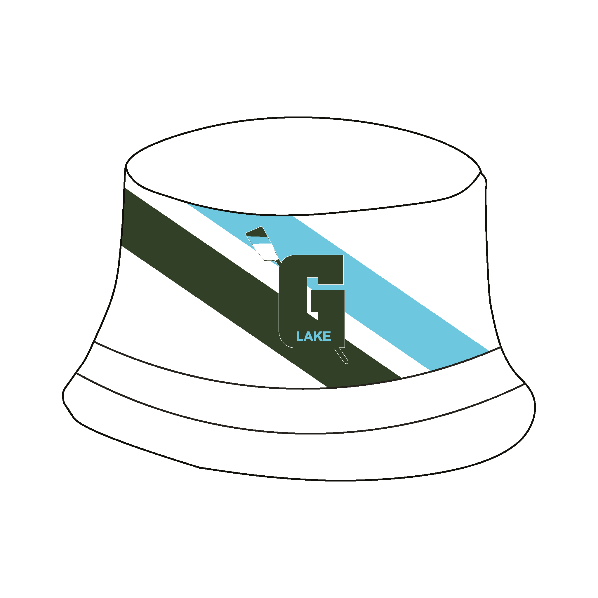 Green Lake Crew Bucket Hat