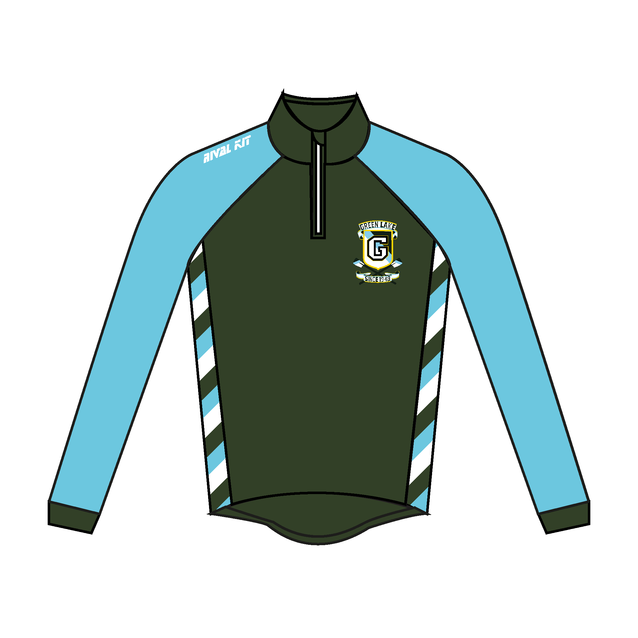 Green Lake Crew Thermal Splash Jacket