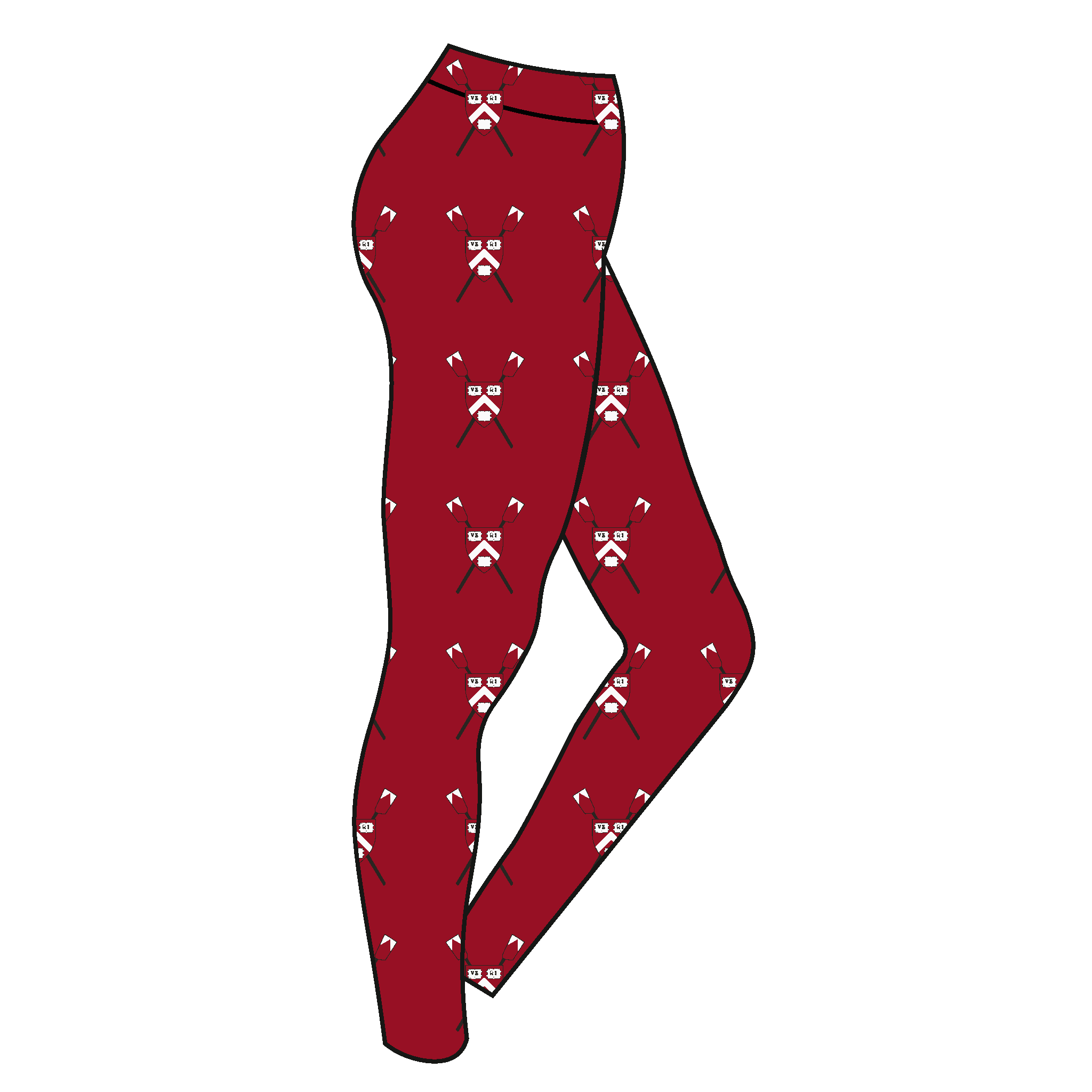 Harvard Men's Lightweight Crew Leggings