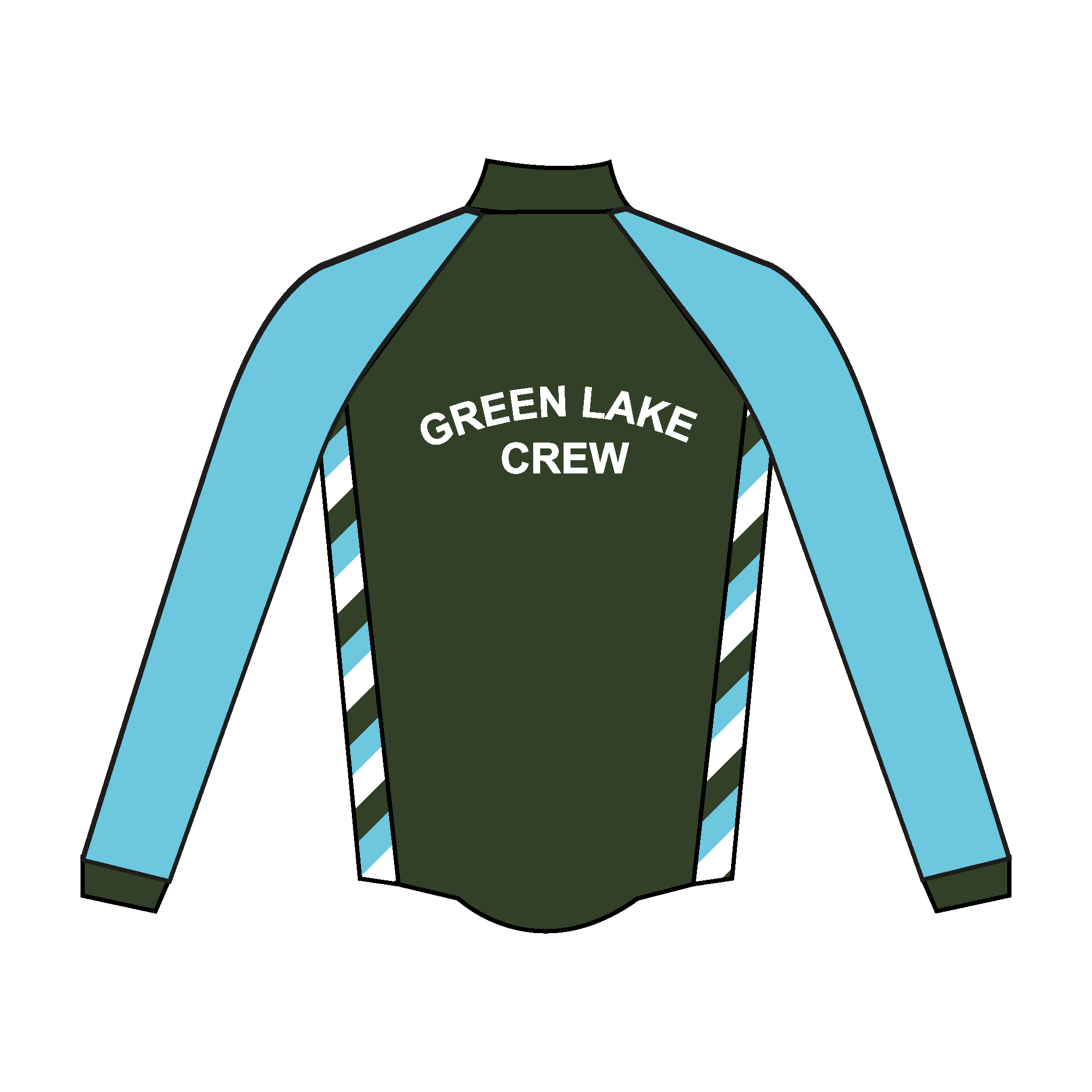 Green Lake Crew Thermal Splash Jacket