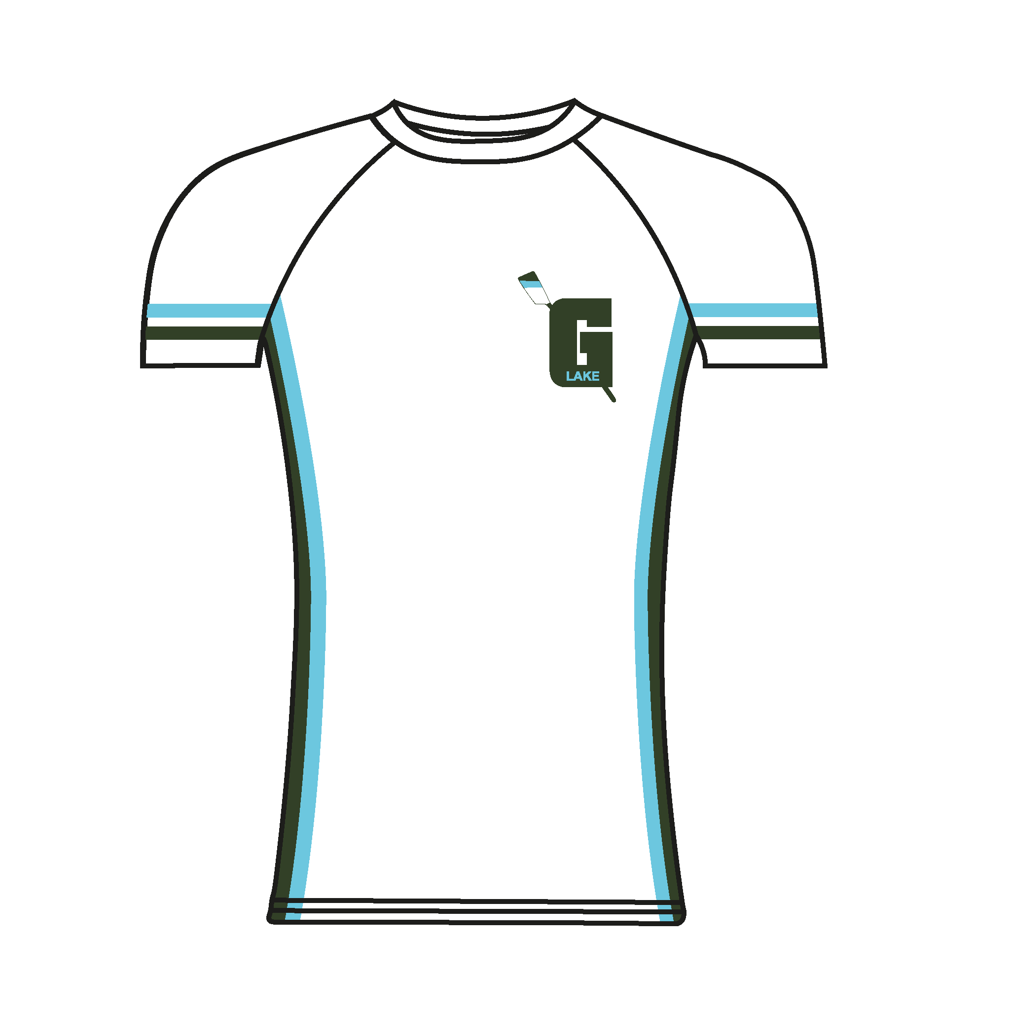 Green Lake Crew Short Sleeve Base-Layer