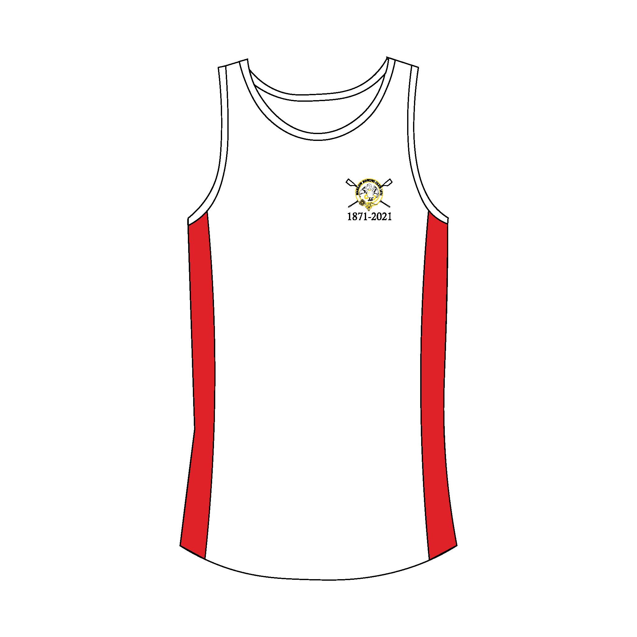 Marlow Rowing Club 150th Gym Vest Rivalkit USA