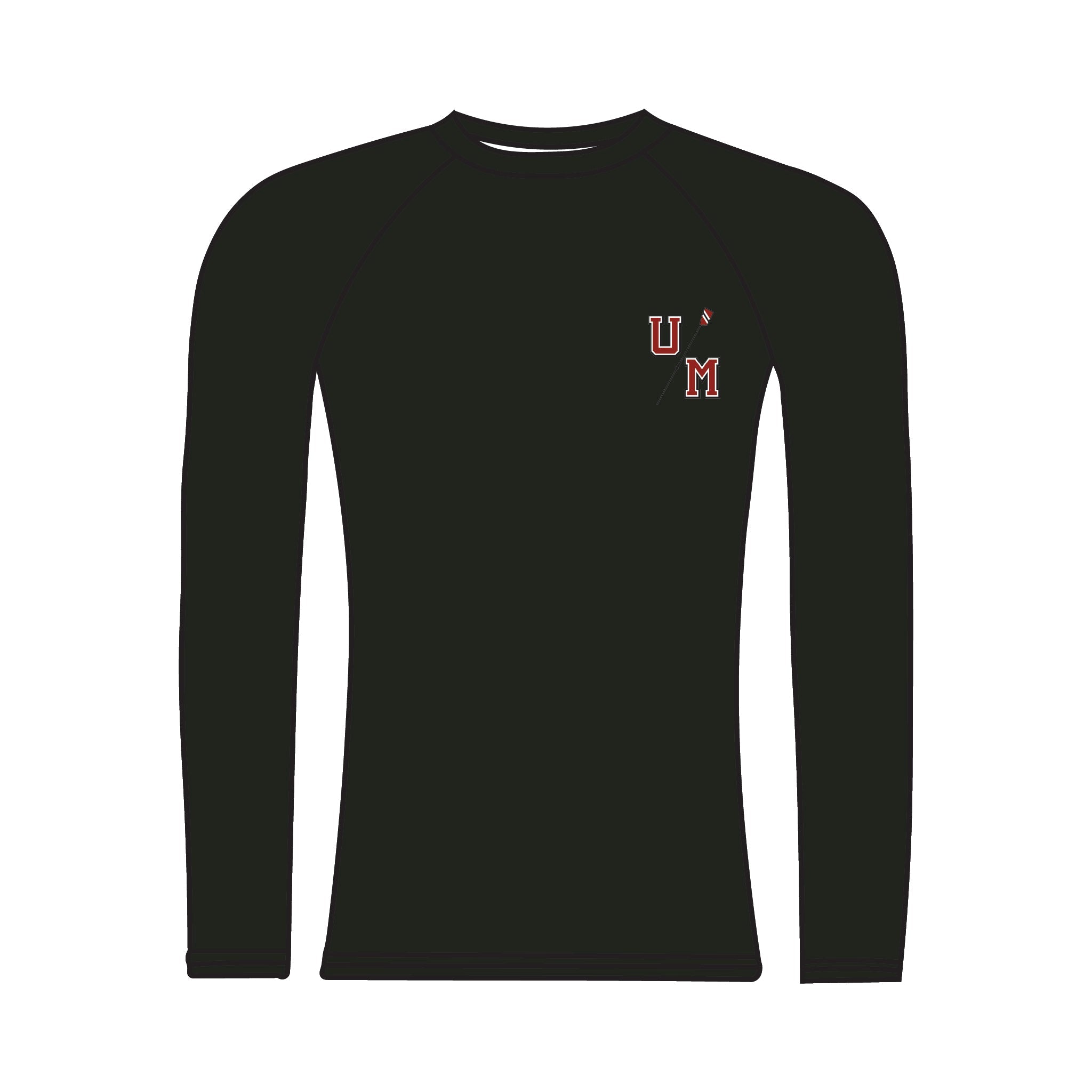 University of Massachusetts Men’s Rowing Long Sleeve Base Layer 2