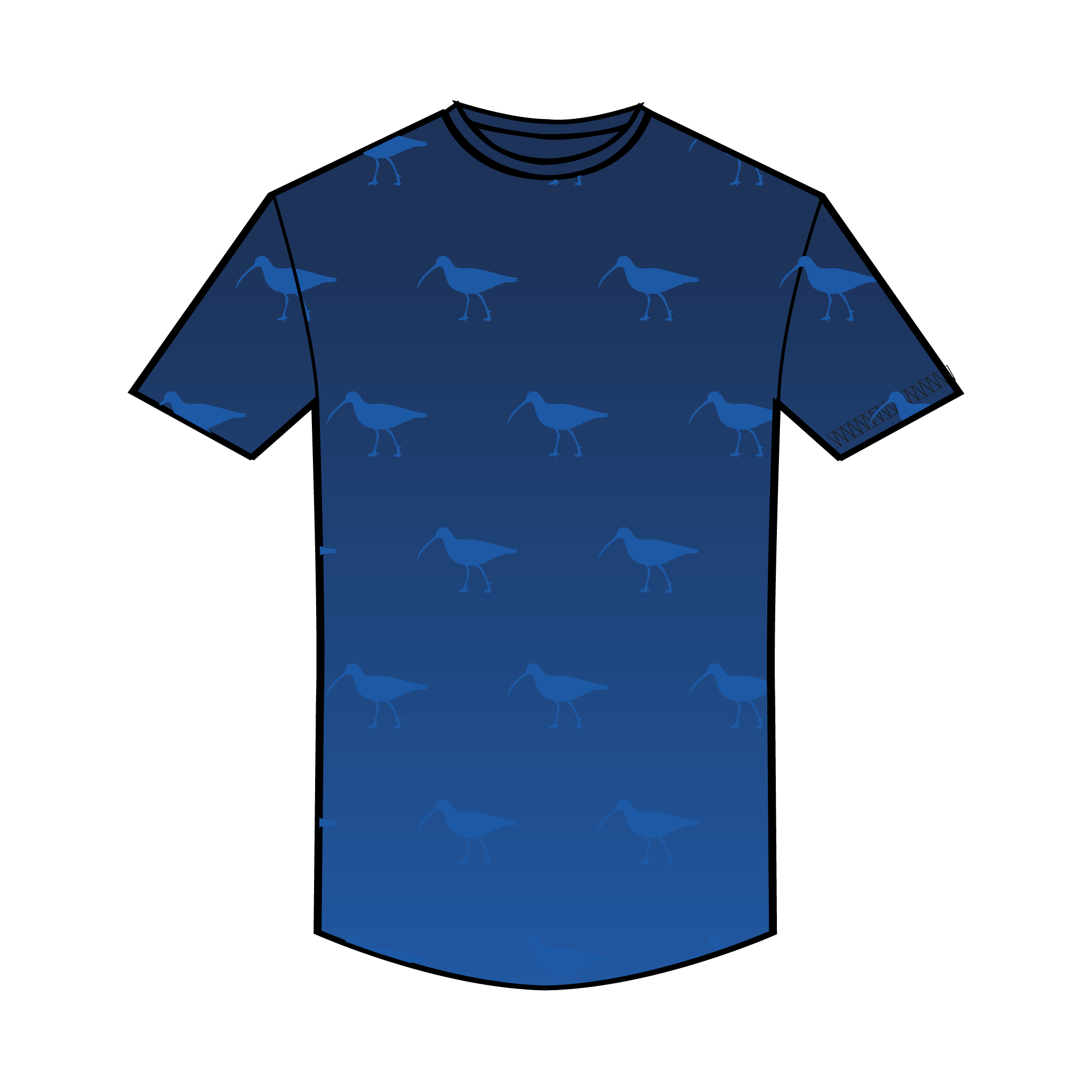Curlew Rowing Club Bespoke Gym T-Shirt 2
