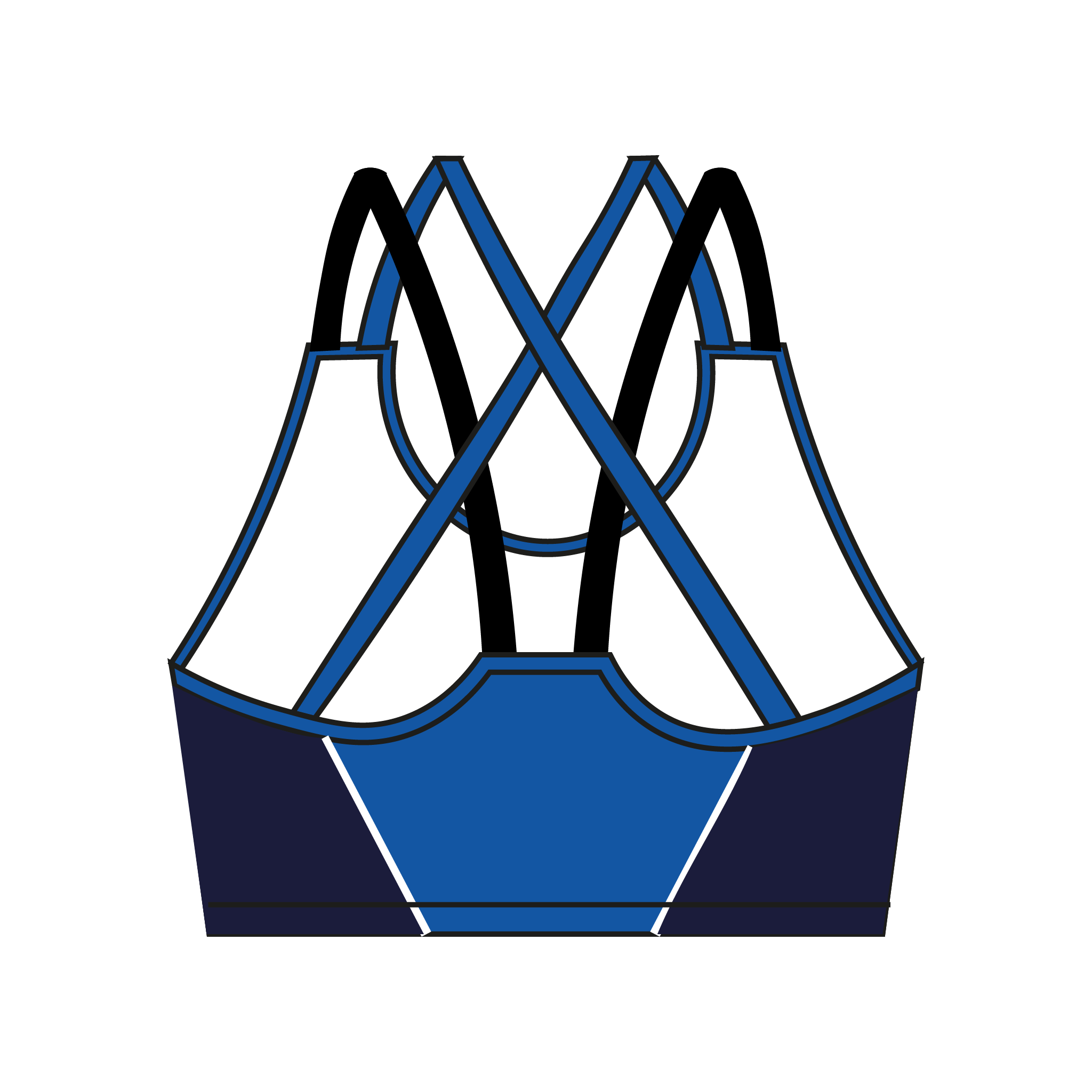 Bristol Gig Club Strappy Sports Bra