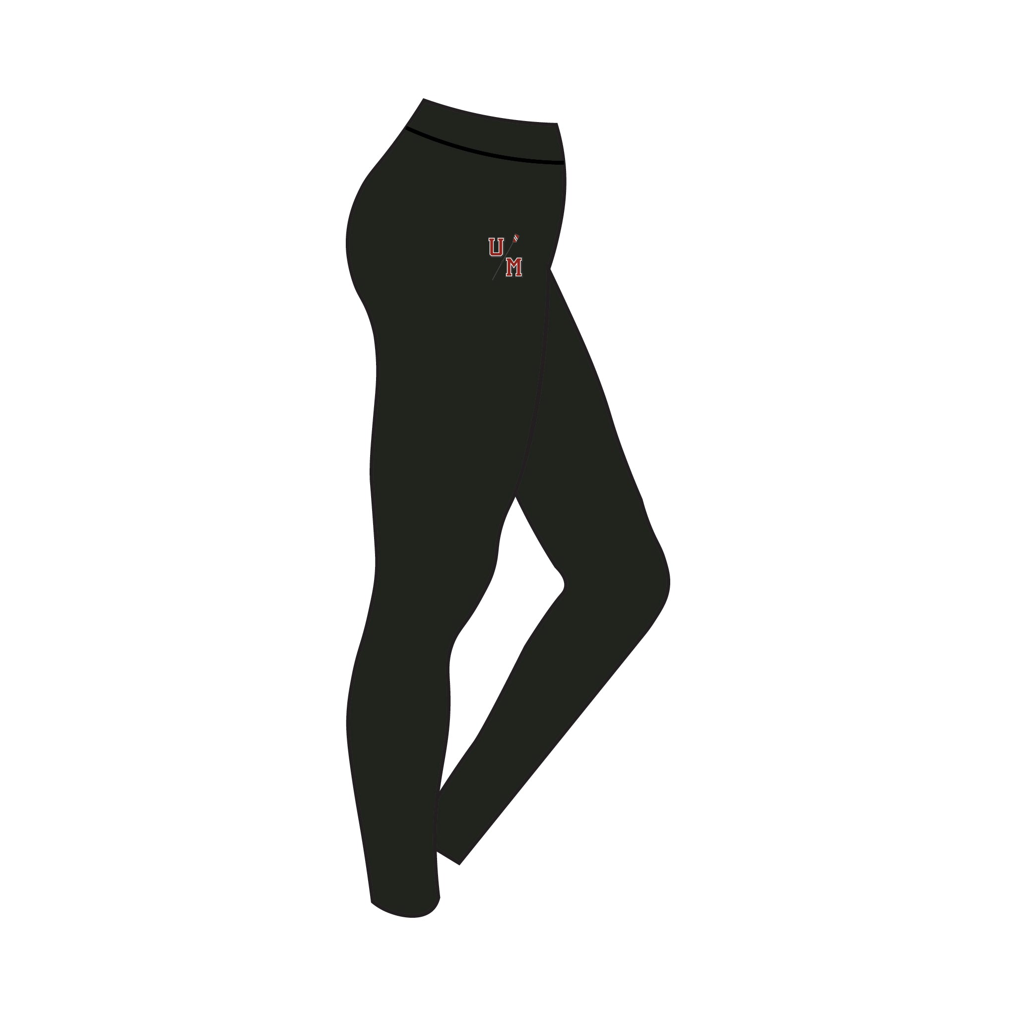 University of Massachusetts Men's Rowing Leggings 1