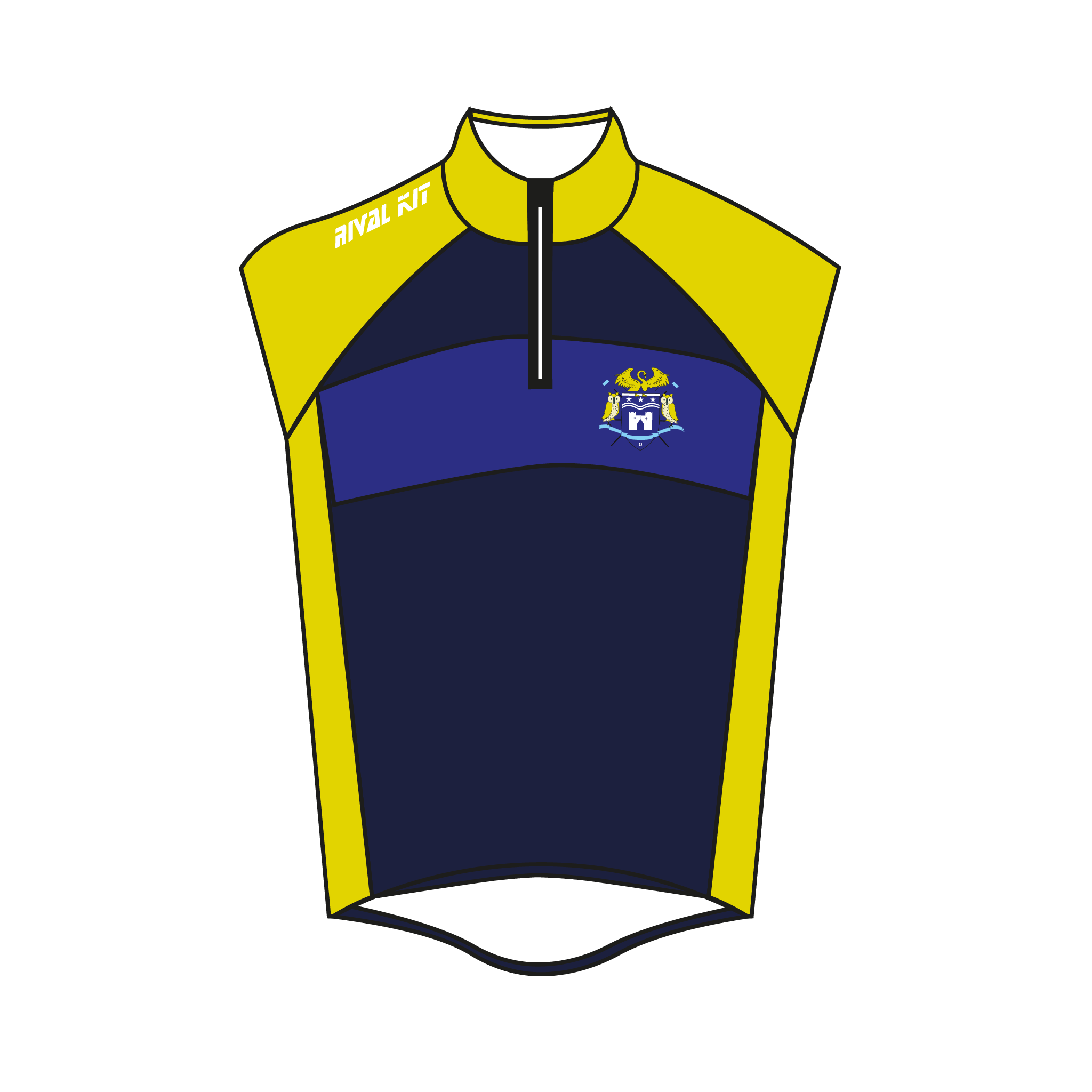 Leeds Rowing Club Thermal Gilet Rivalkit USA