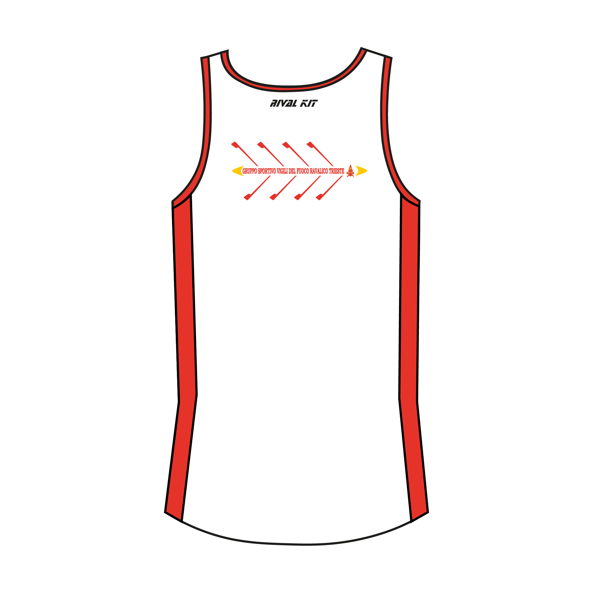 Trieste Firefighter's Rowing Club Gym Vest