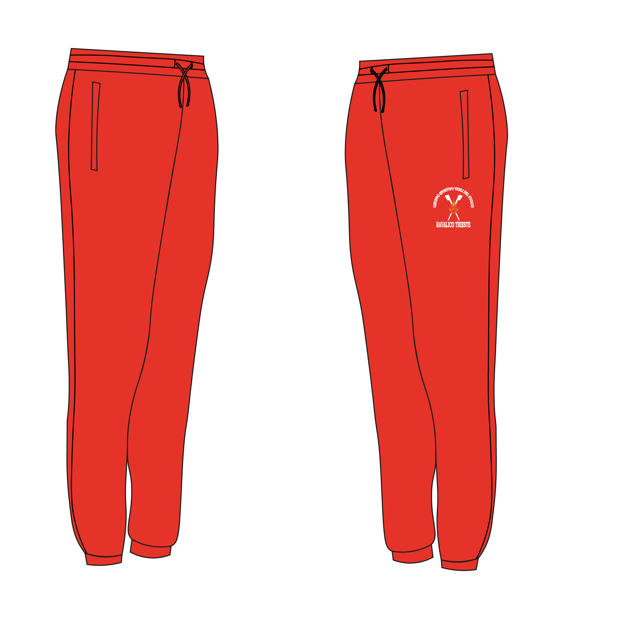 Trieste Firefighter's Rowing Club Bespoke Joggies