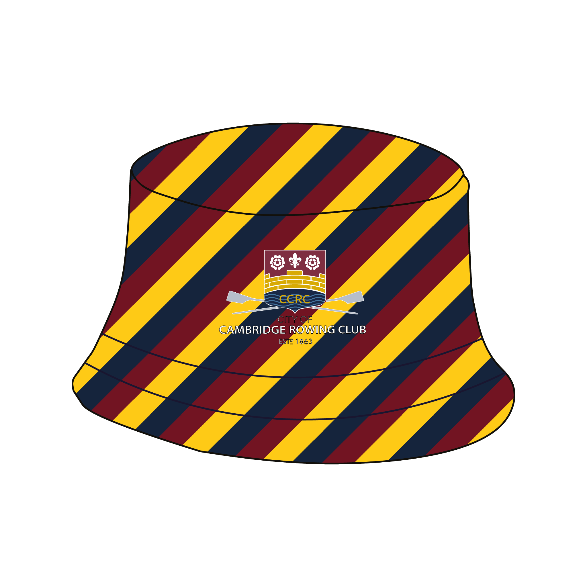 City of Cambridge Rowing Club Reversible Bucket Hat