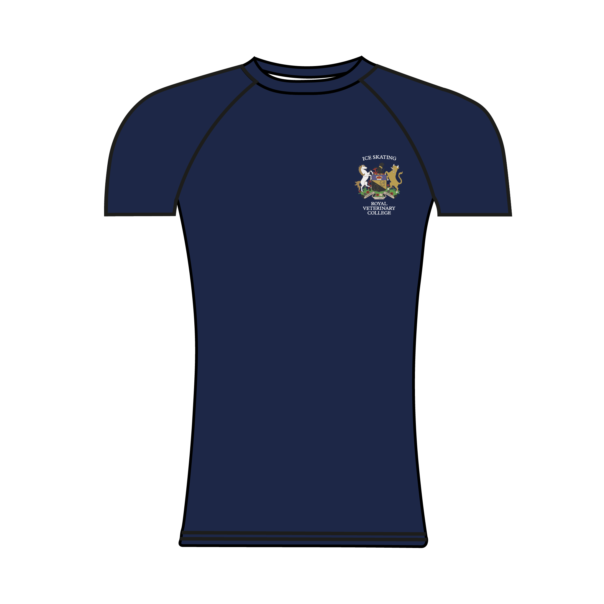 Royal Veterinary College Ice Skating Club Short Sleeve Baselayer