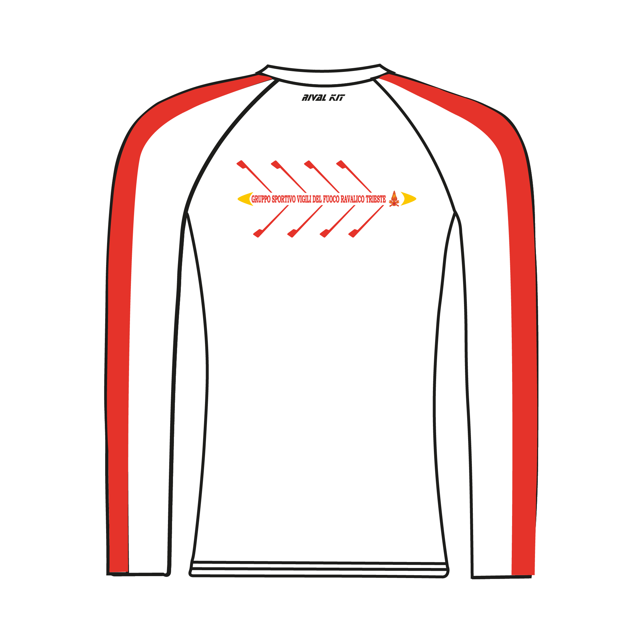 Trieste Firefighter's Rowing Club Long Sleeve Base Layer