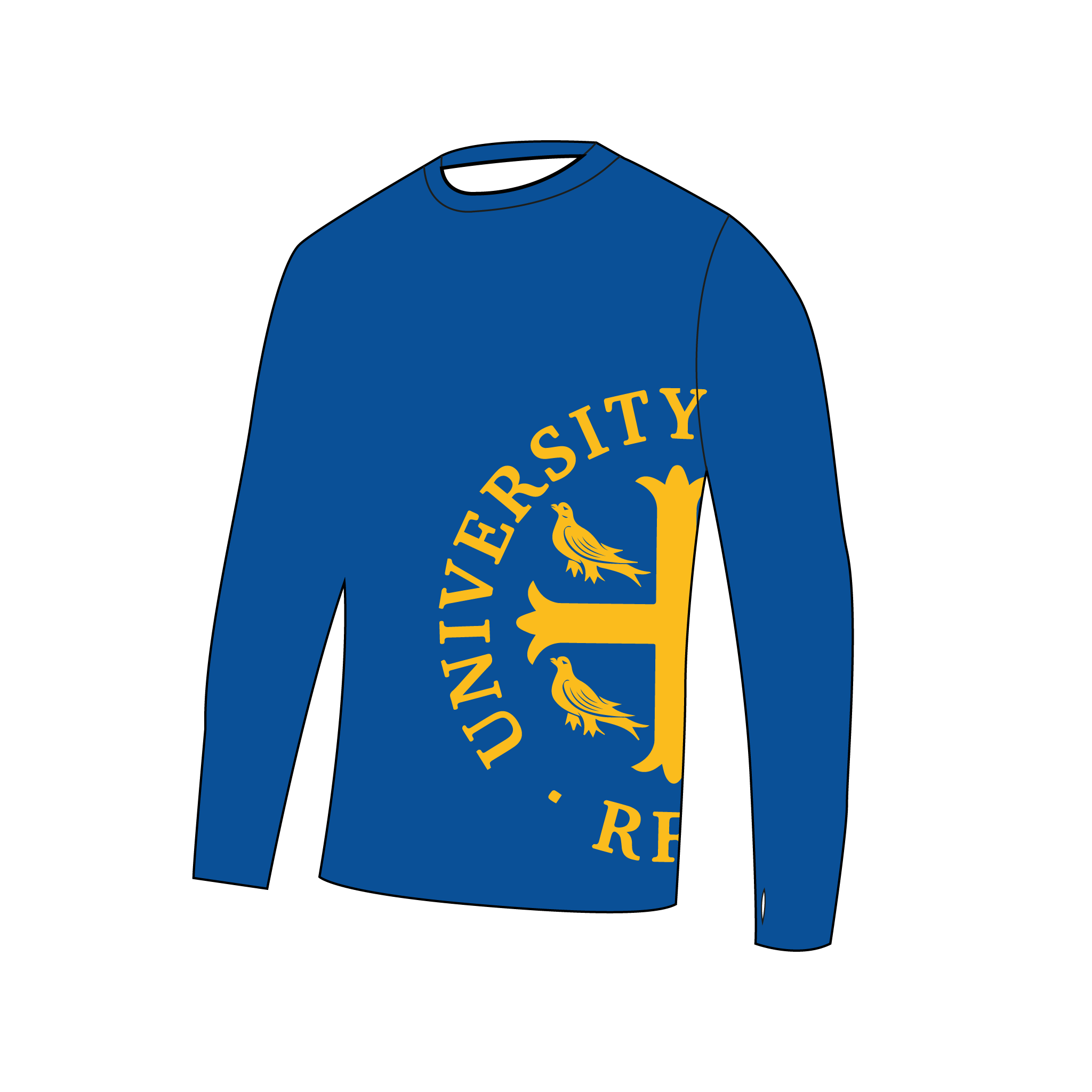 University College RFC Bespoke Long Sleeve Gym T-Shirt