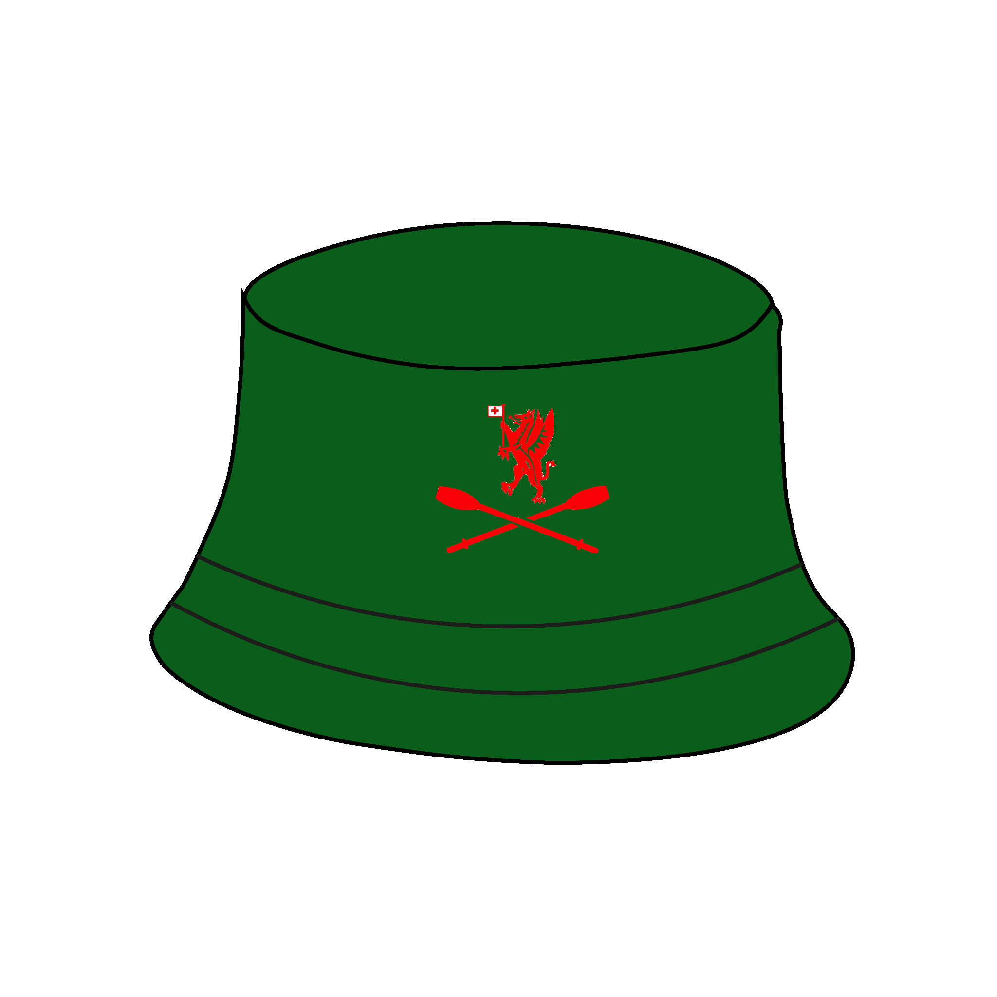 Jesus College Boat Club Reversible Bucket Hat