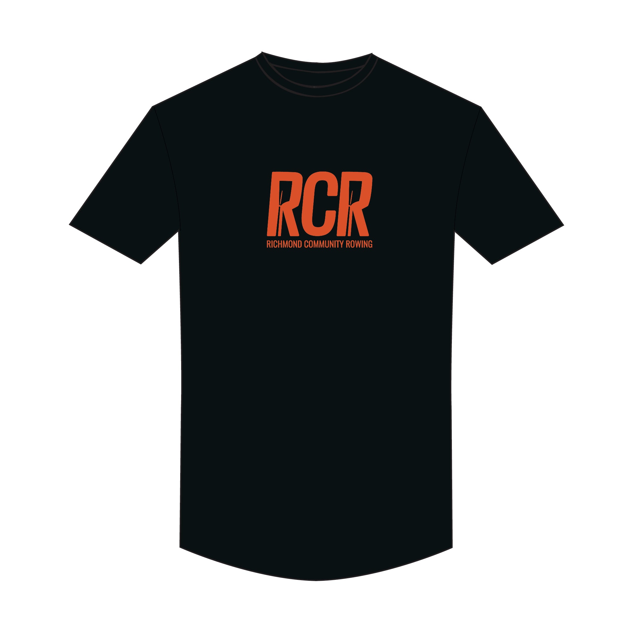 Richmond Community Rowing Black Short Sleeve Gym T-Shirt