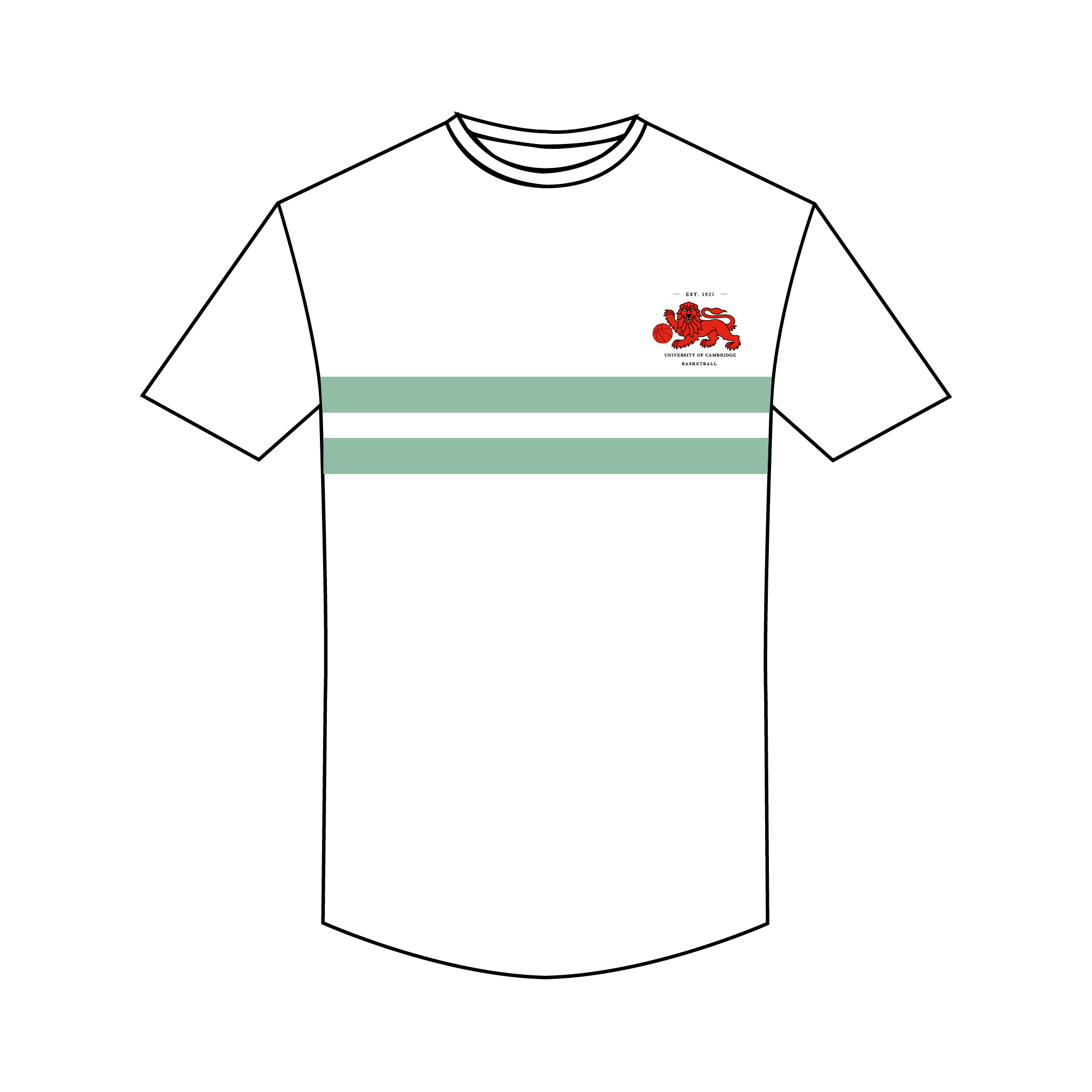 Cambridge University Basketball Club Casual T-Shirt 2