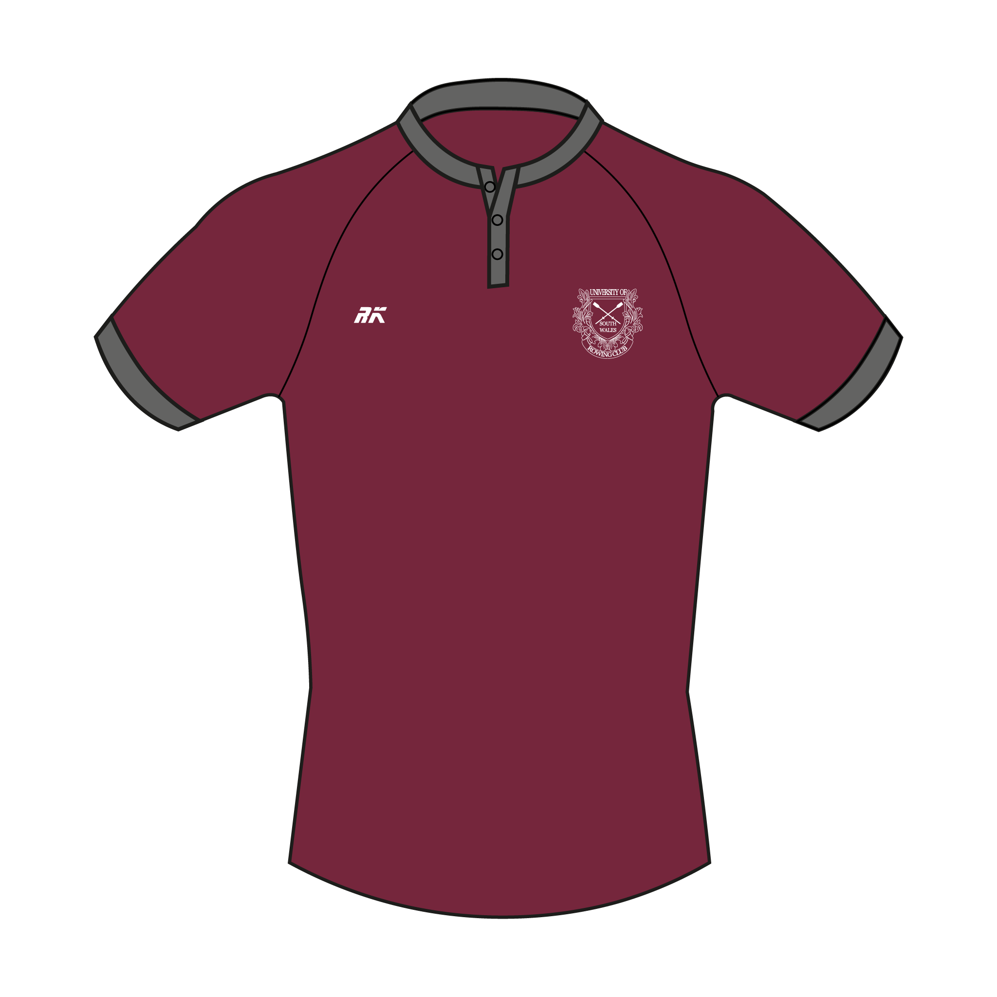 University of South Wales Rowing Club Maroon Zephyr