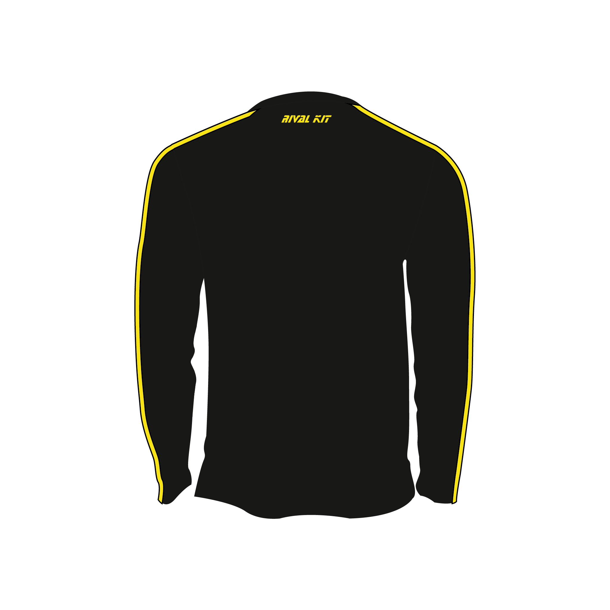 Poplar, Blackwell and District Black Bespoke Long Sleeve Gym T-Shirt