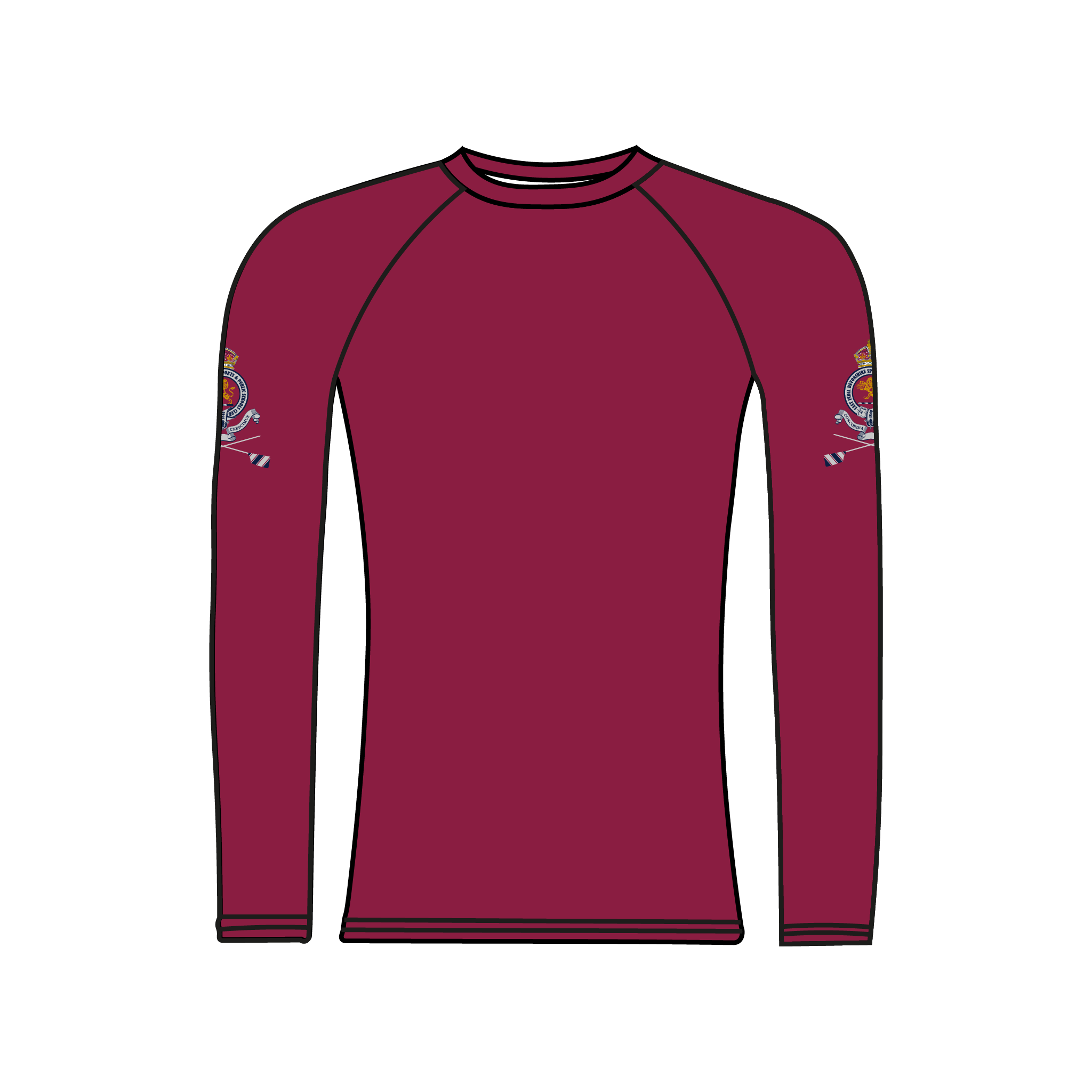 East India Club Rowing Club Long Sleeve Base Layer 2
