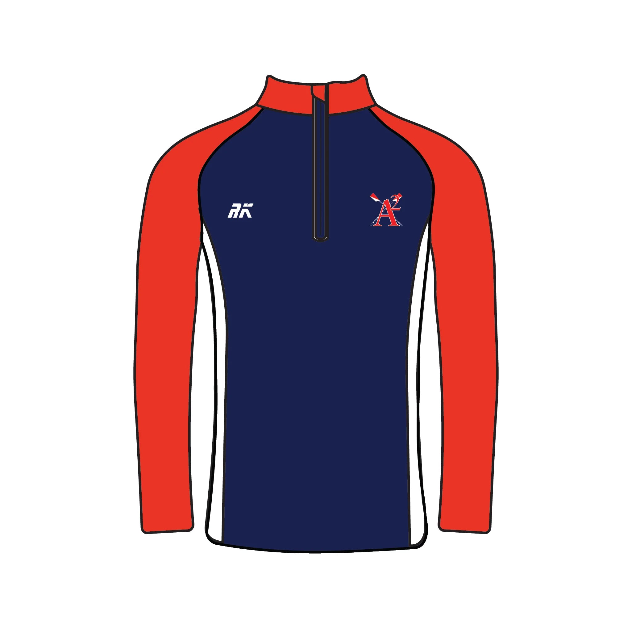 Ann Arbor Rowing Club Bespoke Q-Zip 2