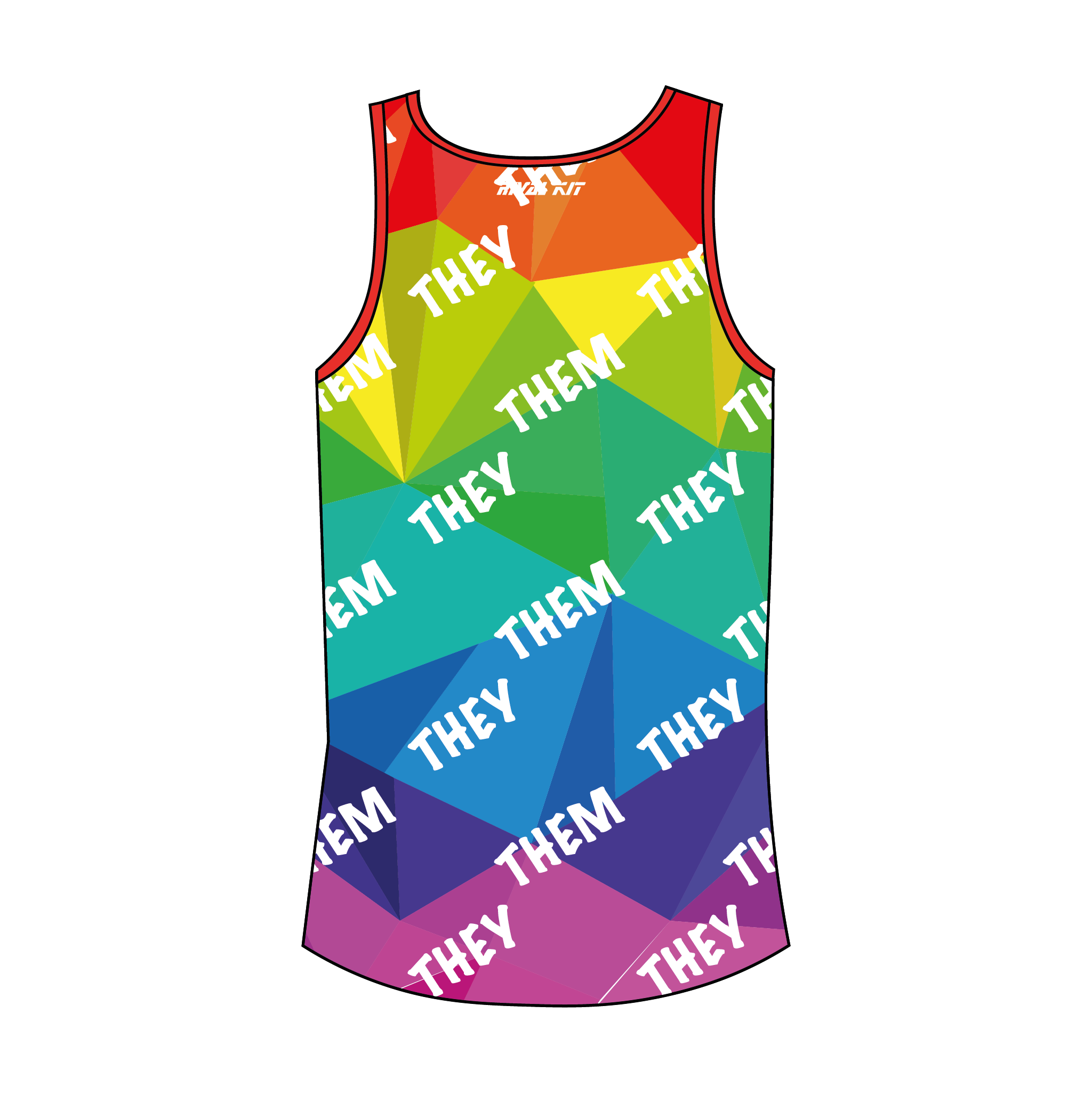 Pride and Pronouns Collection Gym Vest