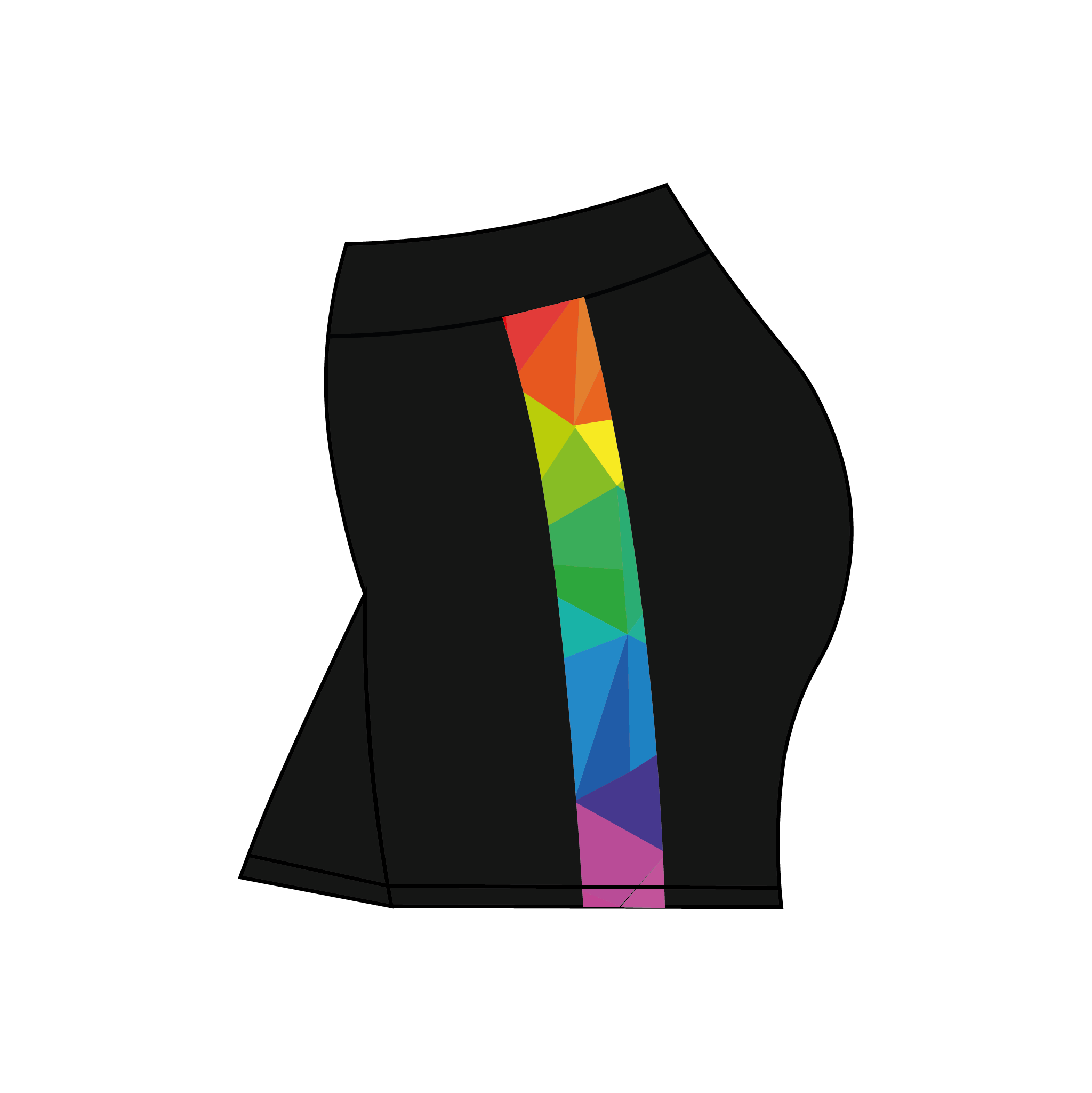 Pride and Pronouns Collection Racing Shorts