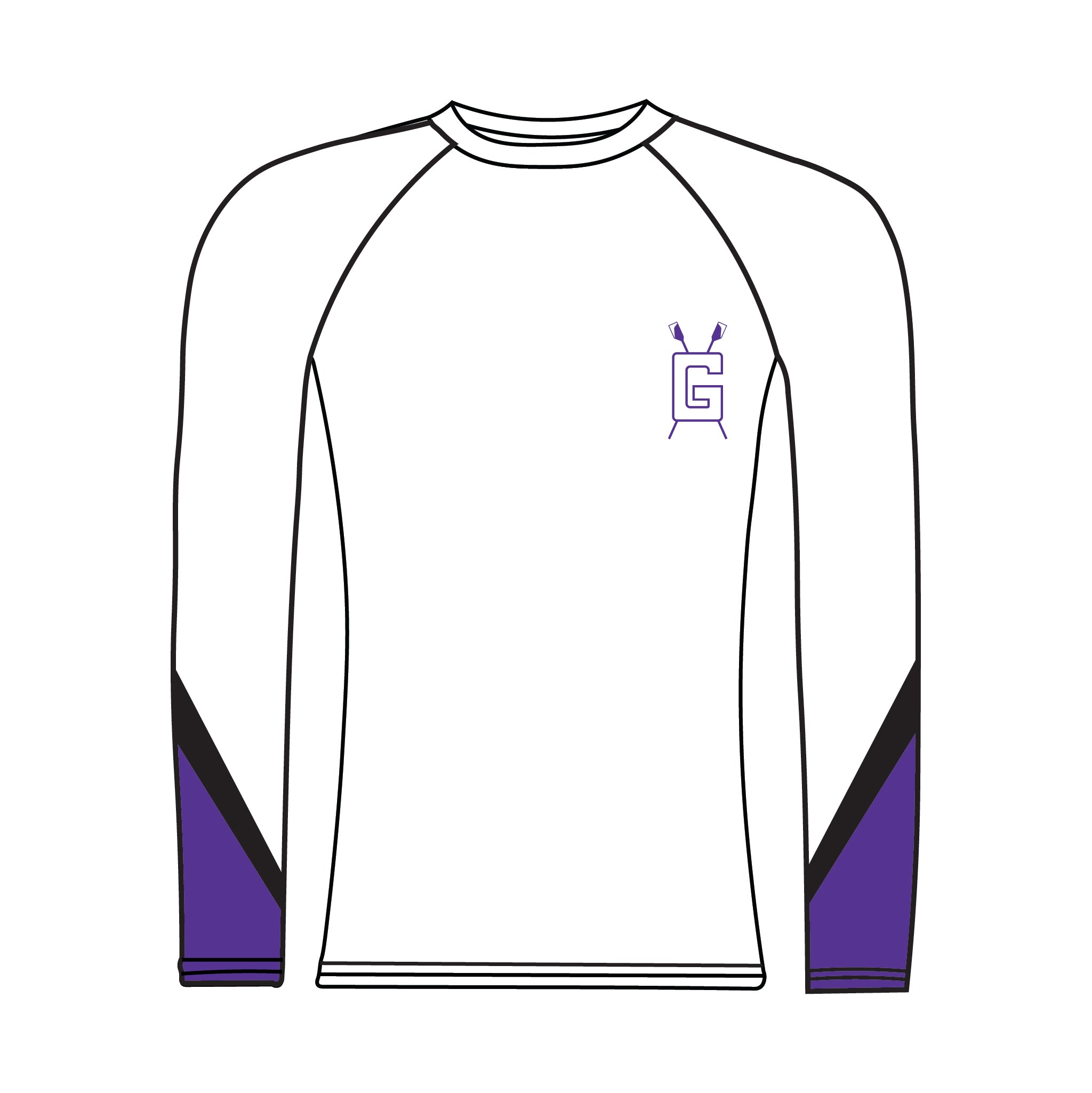 Gonzaga College High School Rowing Long Sleeve Base-layer 1