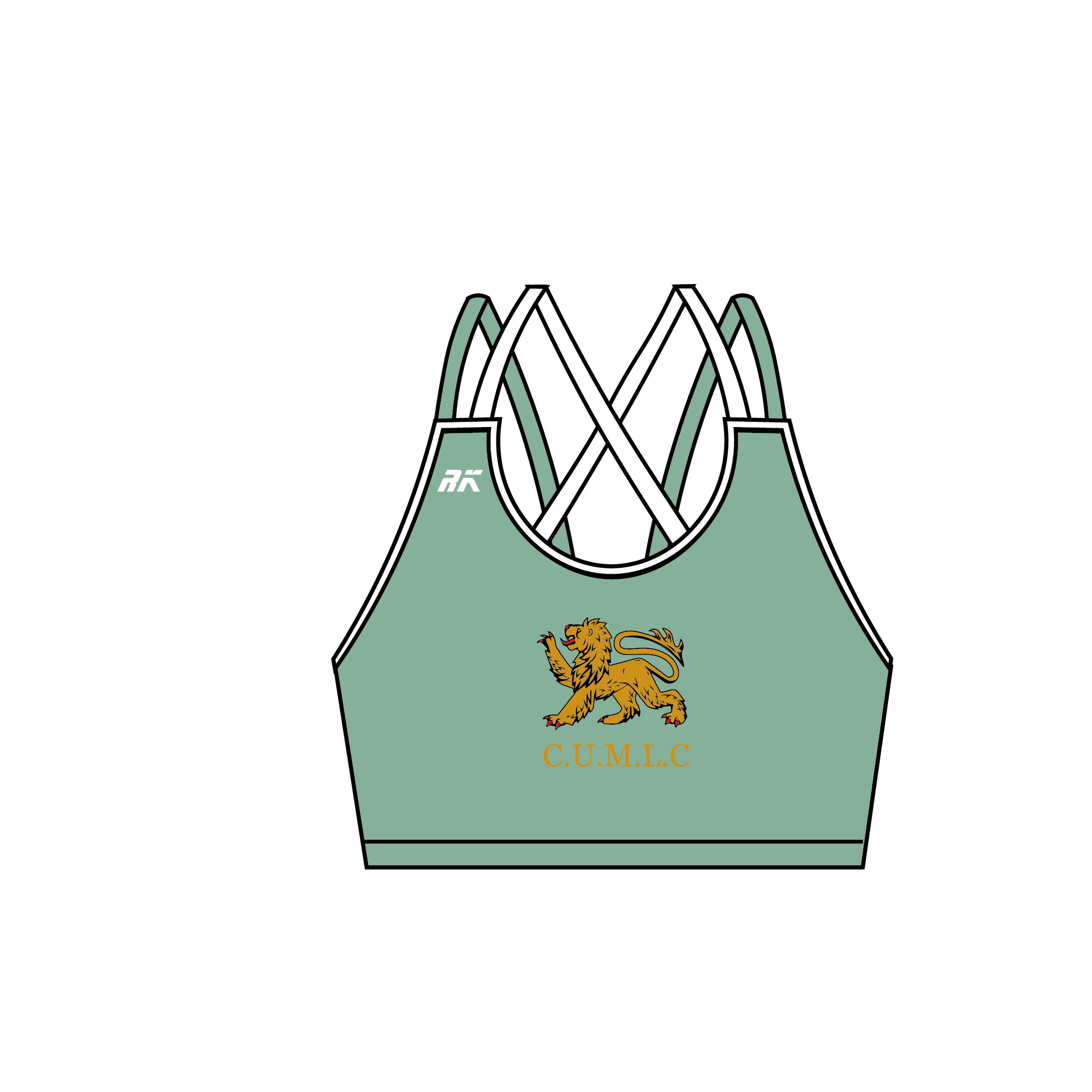 Cambridge University Mixed Lacrosse Club Strappy Sports Bra