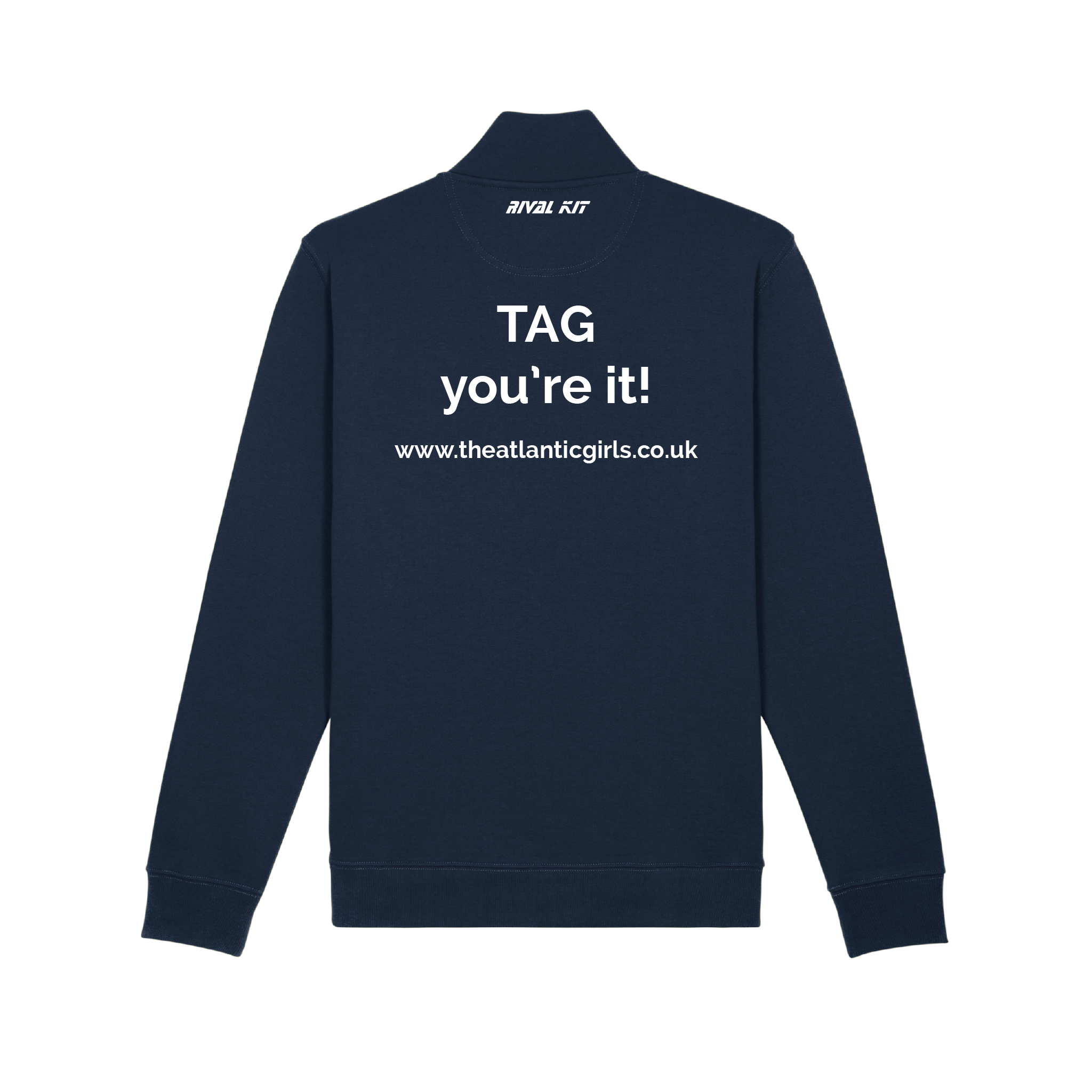 The Atlantic Girls Navy TAG Q-Zip Design