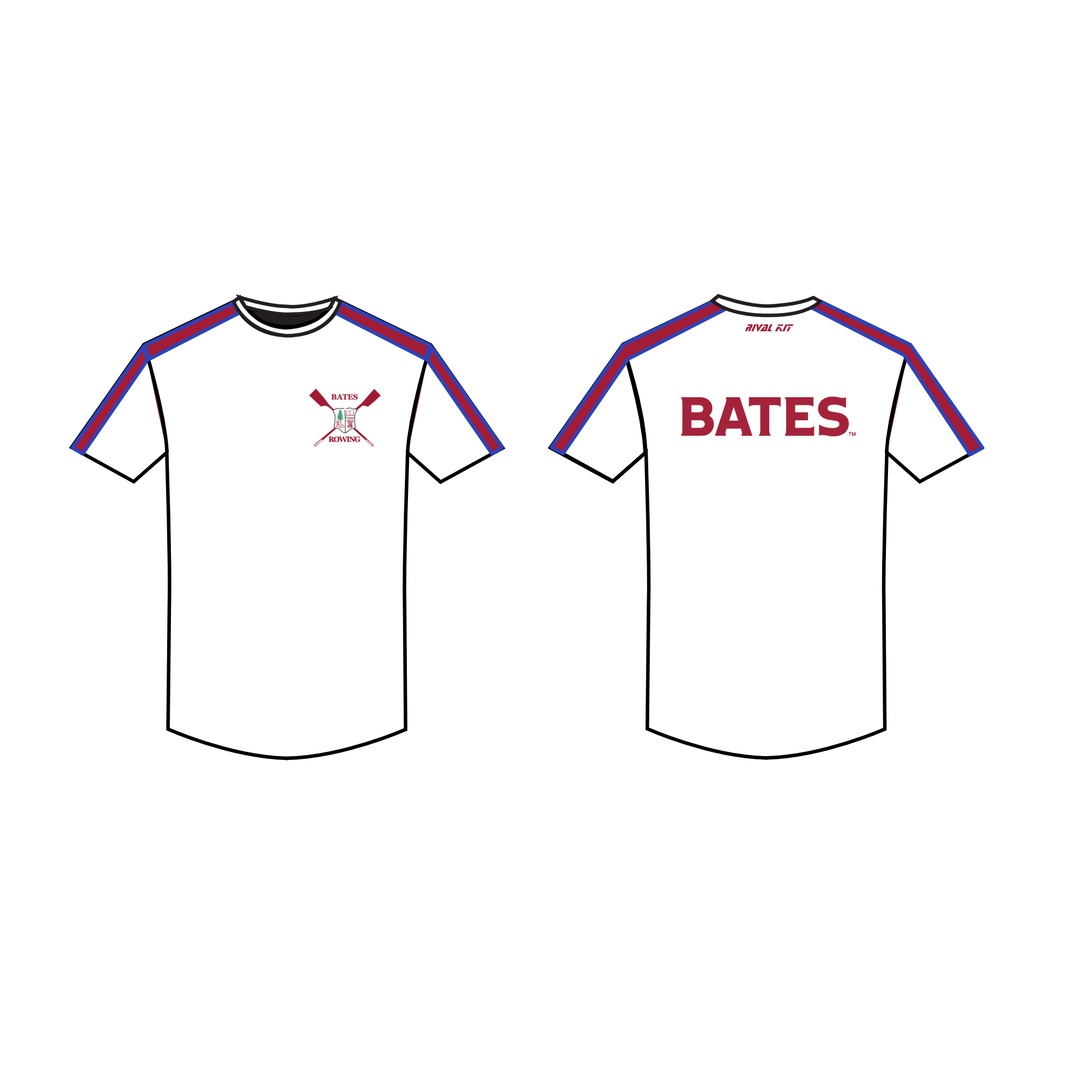 Bates Rowing Gym T-Shirt