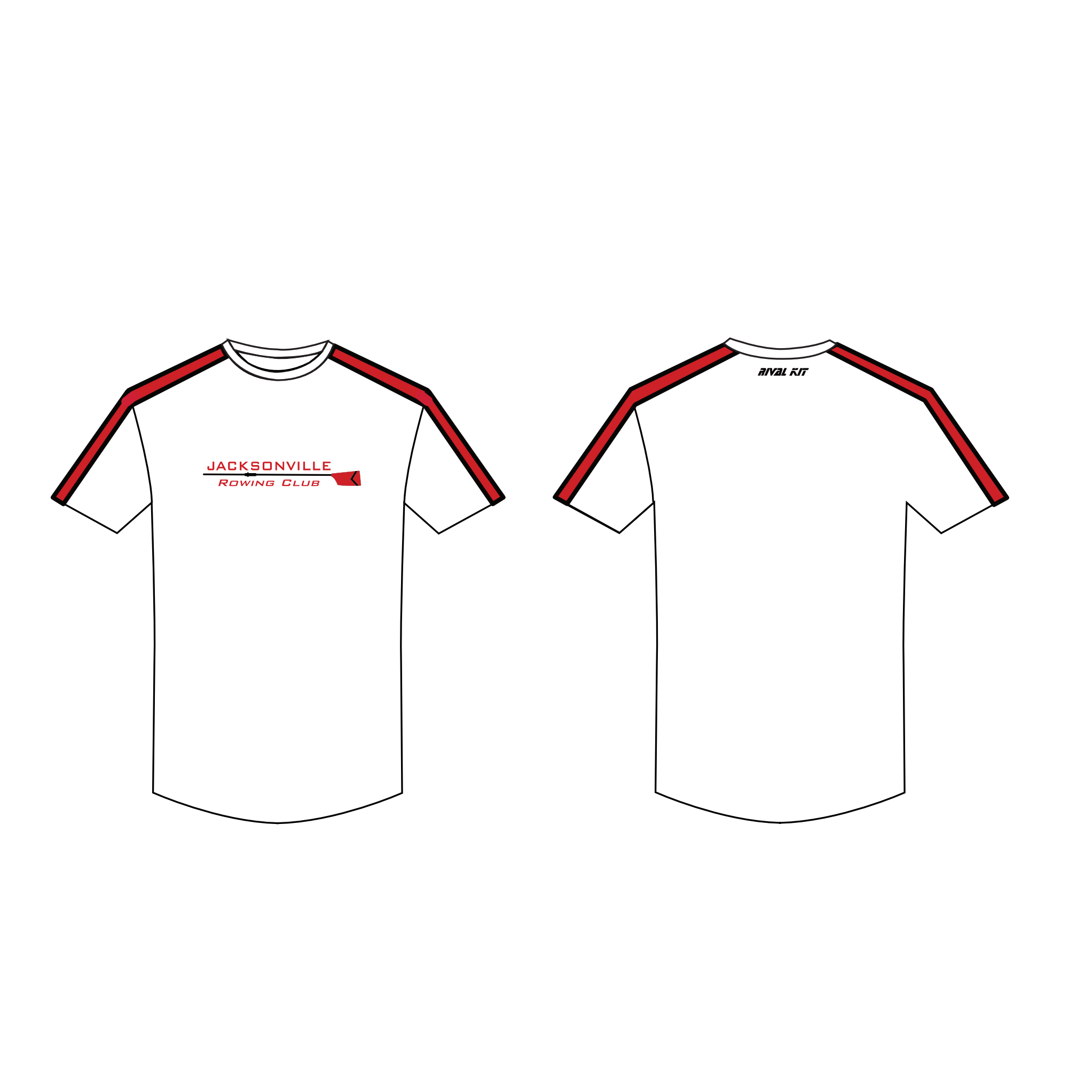Jacksonville Rowing Club Short Sleeve Gym T-Shirt