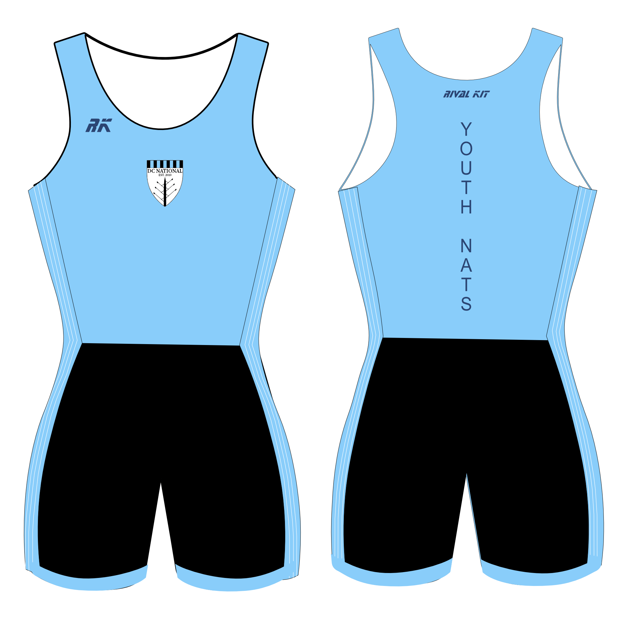 DC National Rowing Club Youth Nats Blue Suit