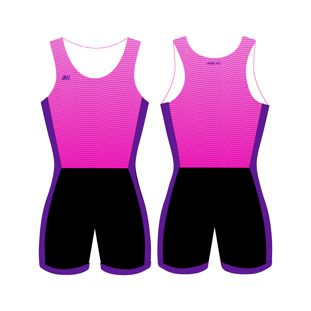 Rival Kit High Viz Collection AIOX Magenta/Purple Waves