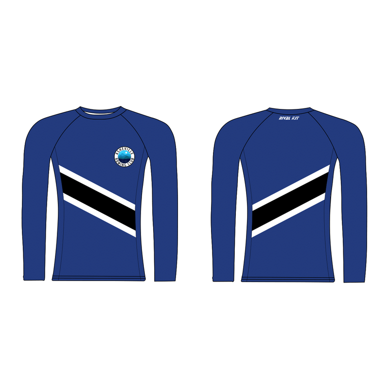 Asheville Rowing Club Blue Long Sleeve Base Layer