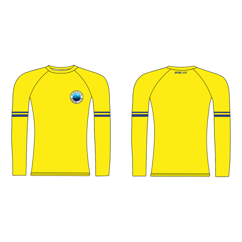 Asheville Rowing Club Hi-Vis Long Sleeve Base Layer