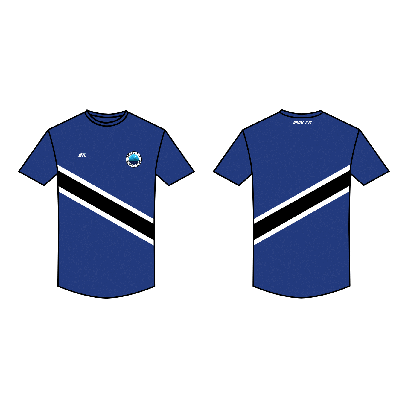Asheville Rowing Club Short sleeve Gym T-shirt