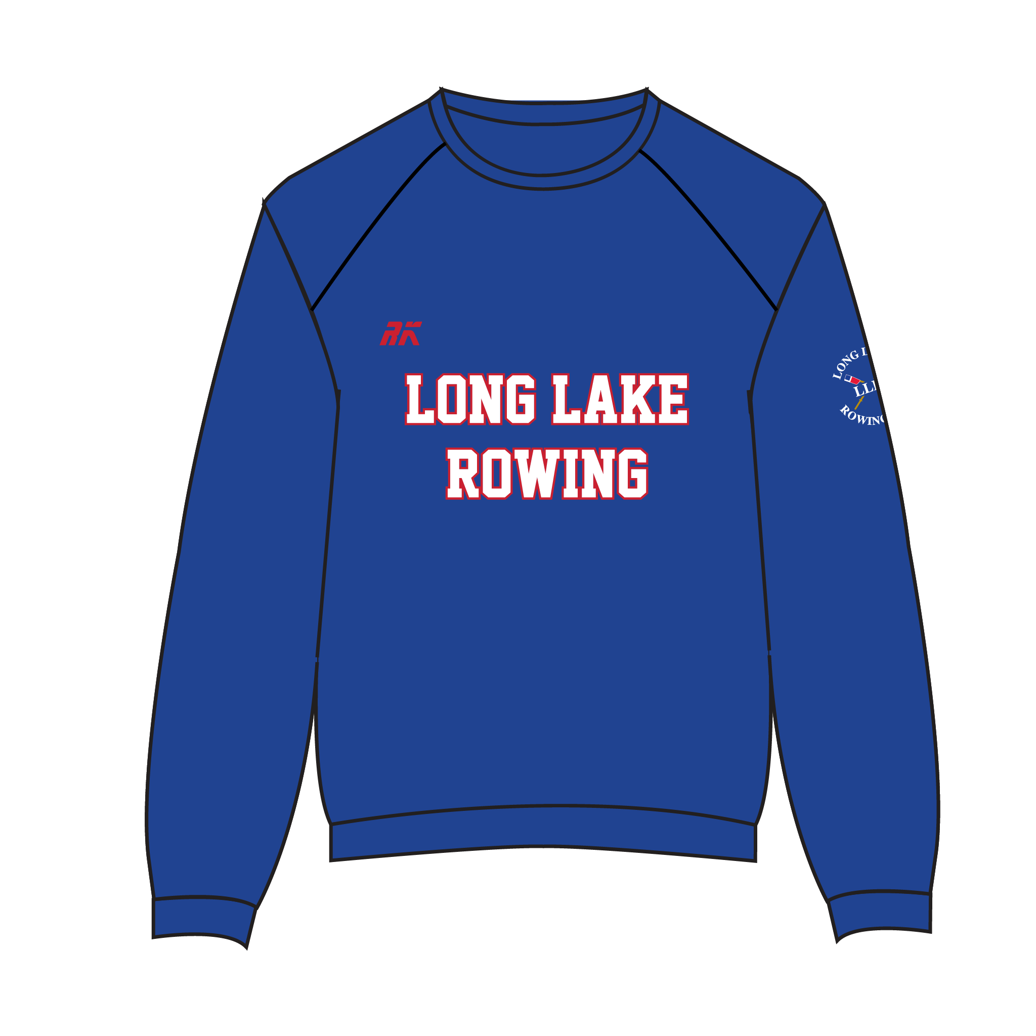Long Lake Rowing Crew Sweatshirt 2