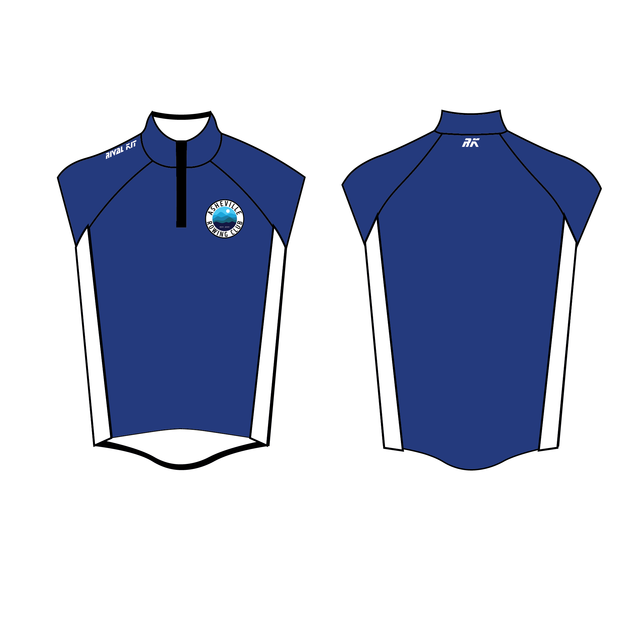 Asheville Rowing Club Splash GILET