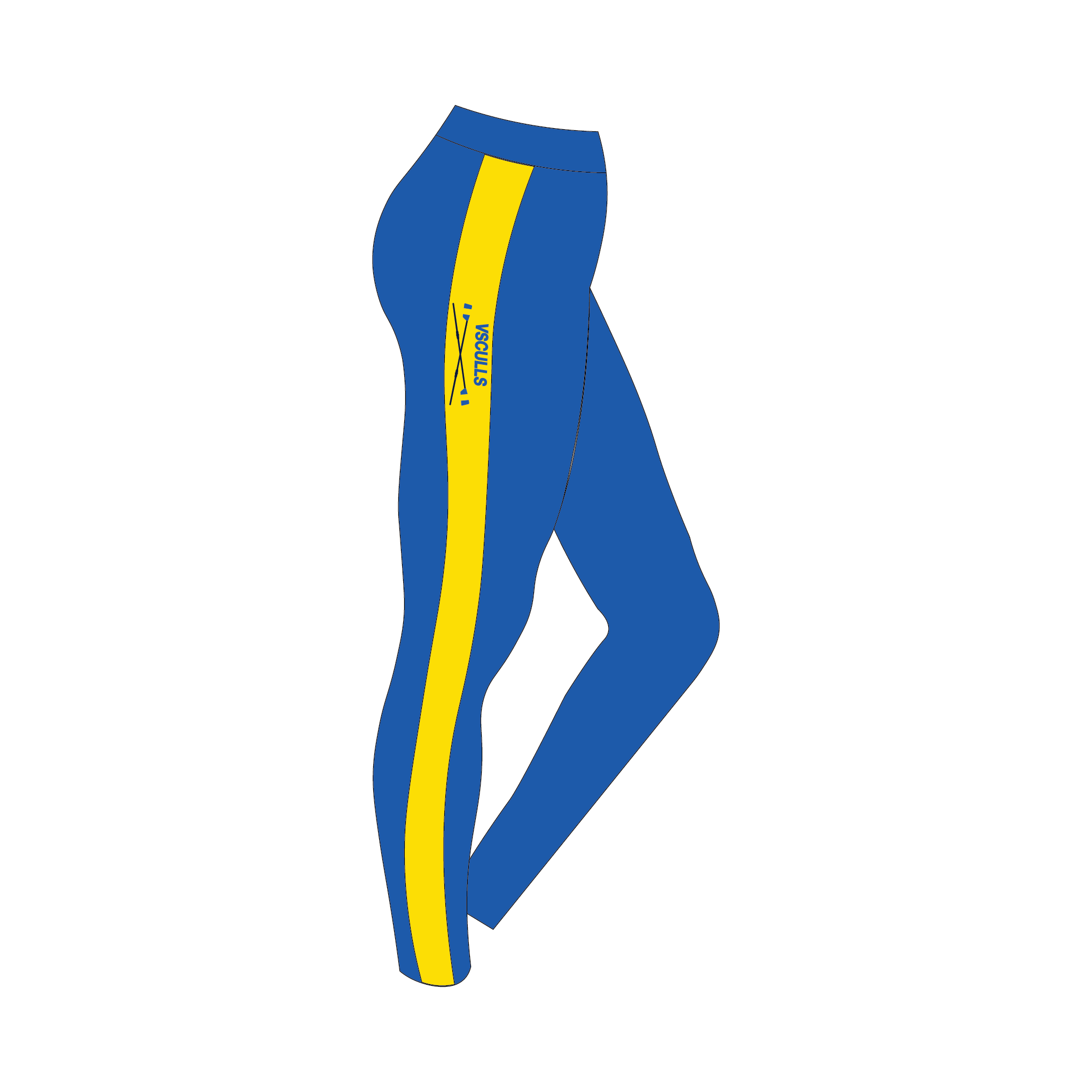 VSCULLS Blue Leggings