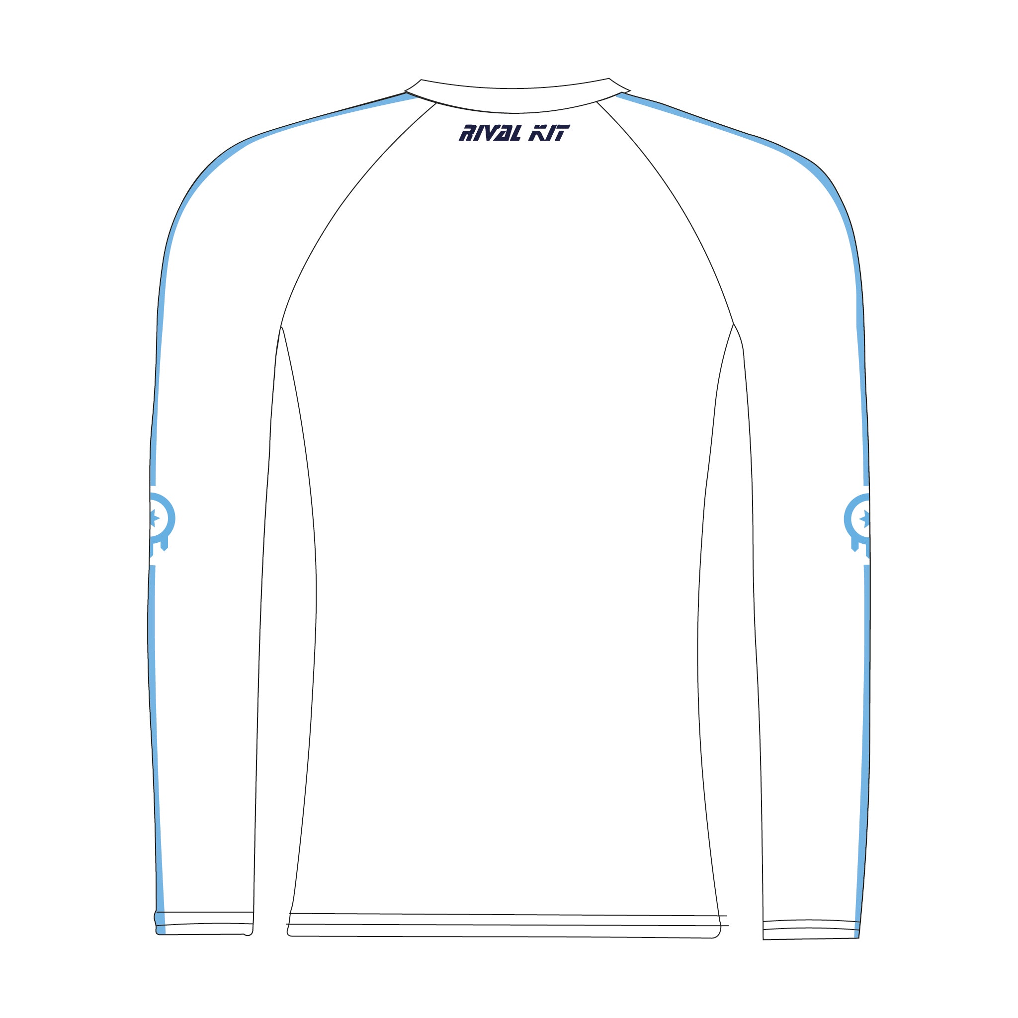 Tulsa Youth Rowing White Long Sleeve Base Layer