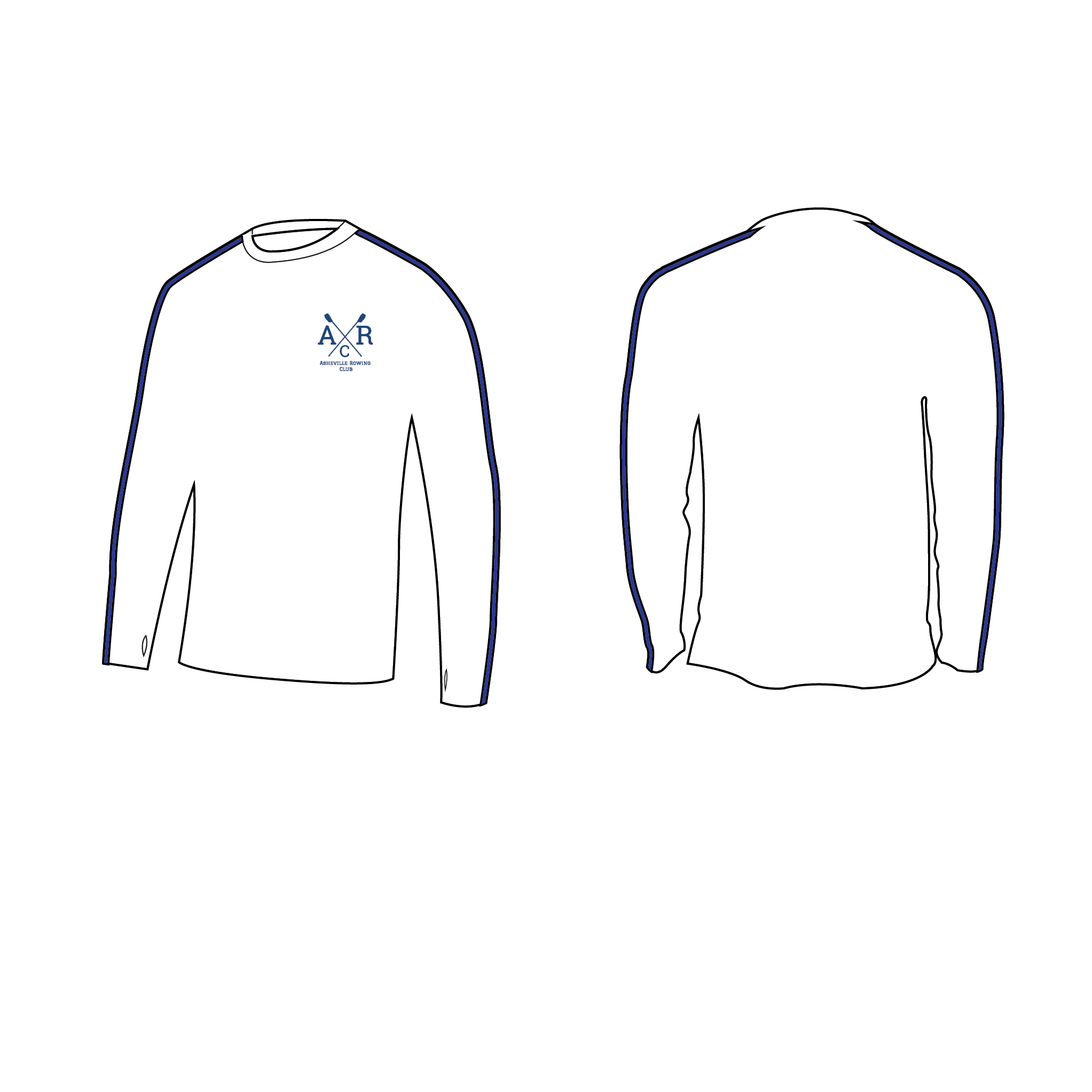Asheville Rowing Club 201 Long Sleeve Gym T-Shirt