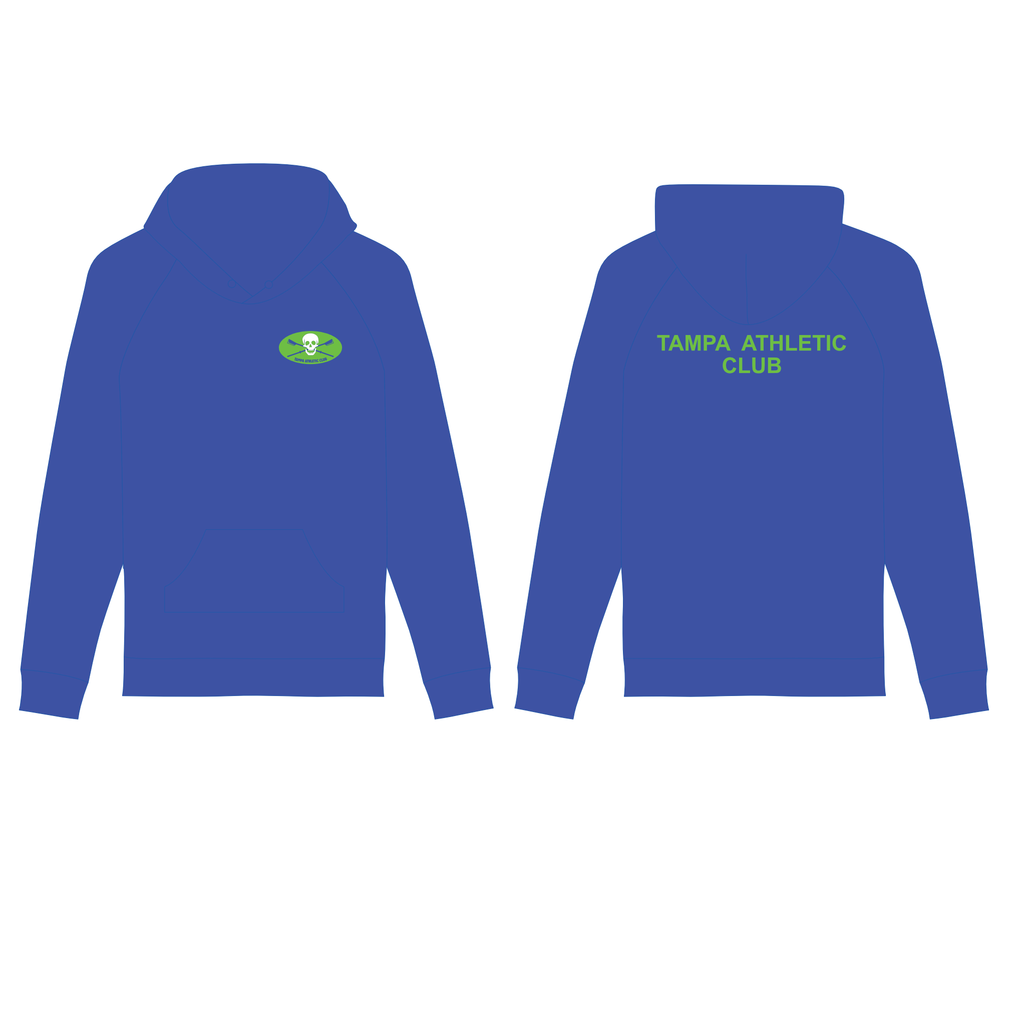 Tampa Athletic Club BLUE Hoodie