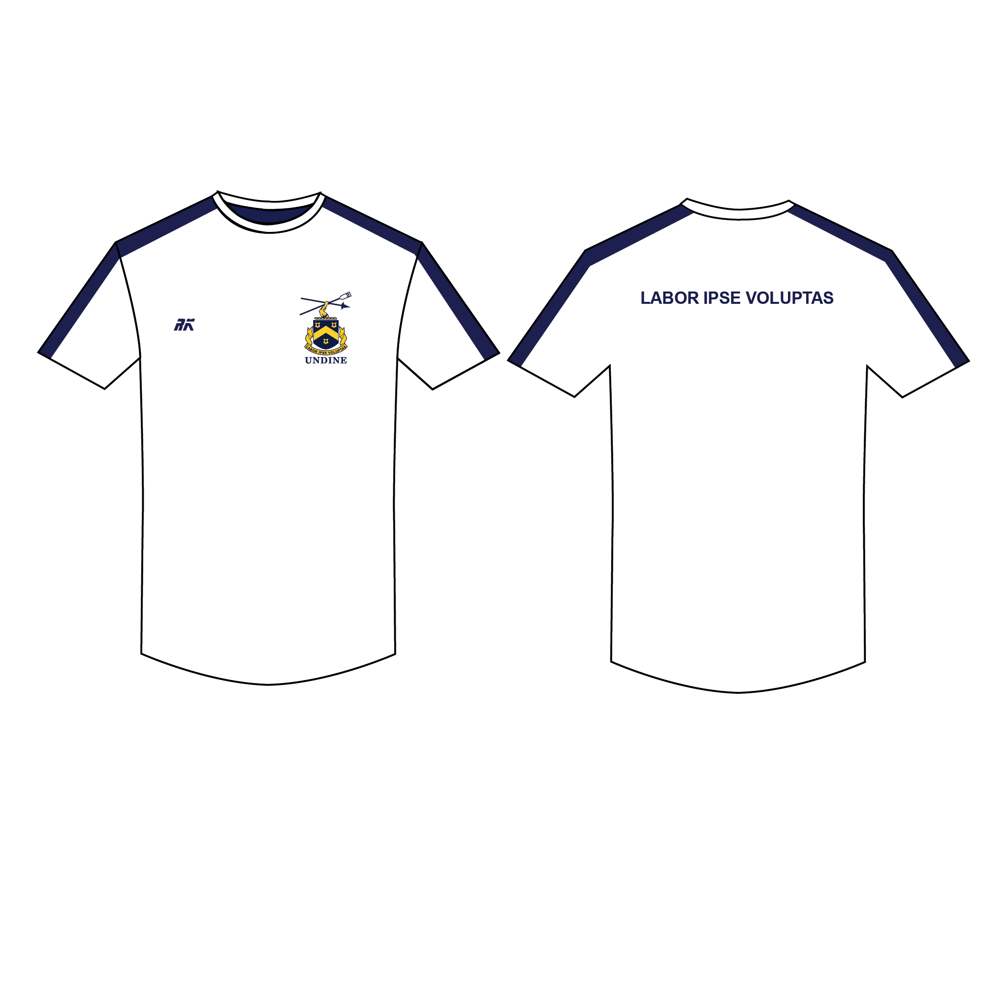 Undine Racing Short sleeve Gym T-shirt