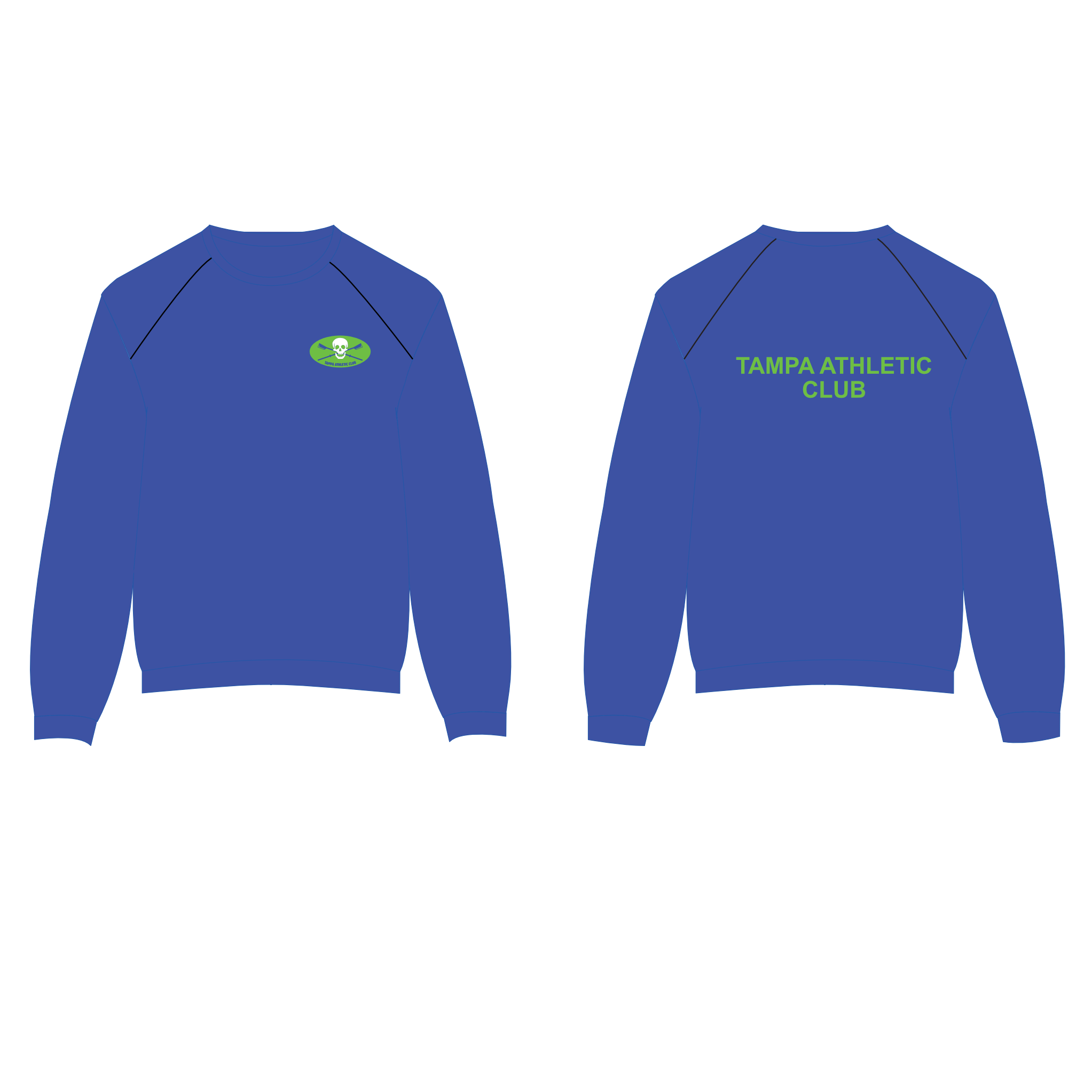 Tampa Athletic Club BLUE Sweatshirt