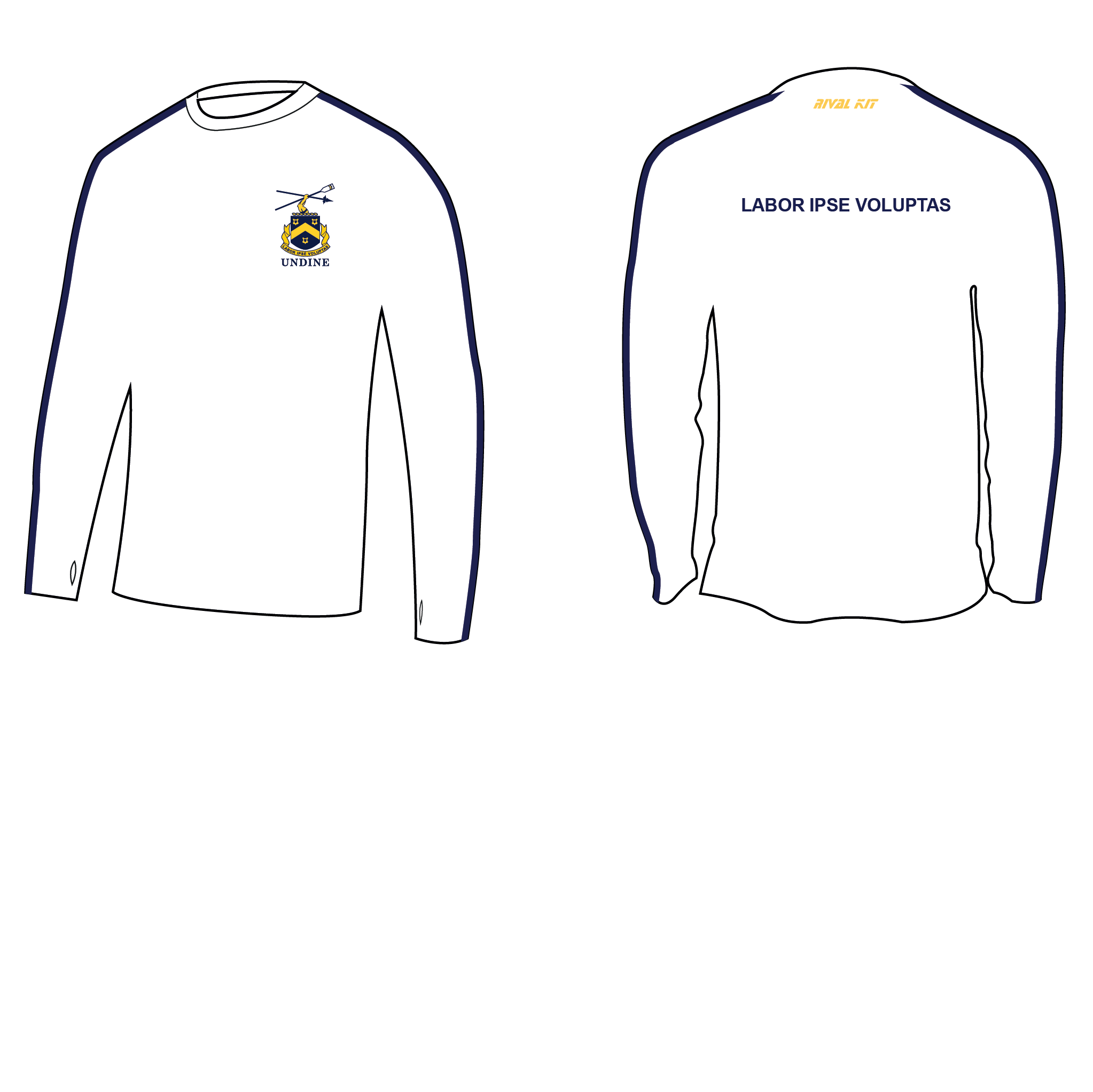Undine Racing 201 Long Sleeve Gym T-Shirt