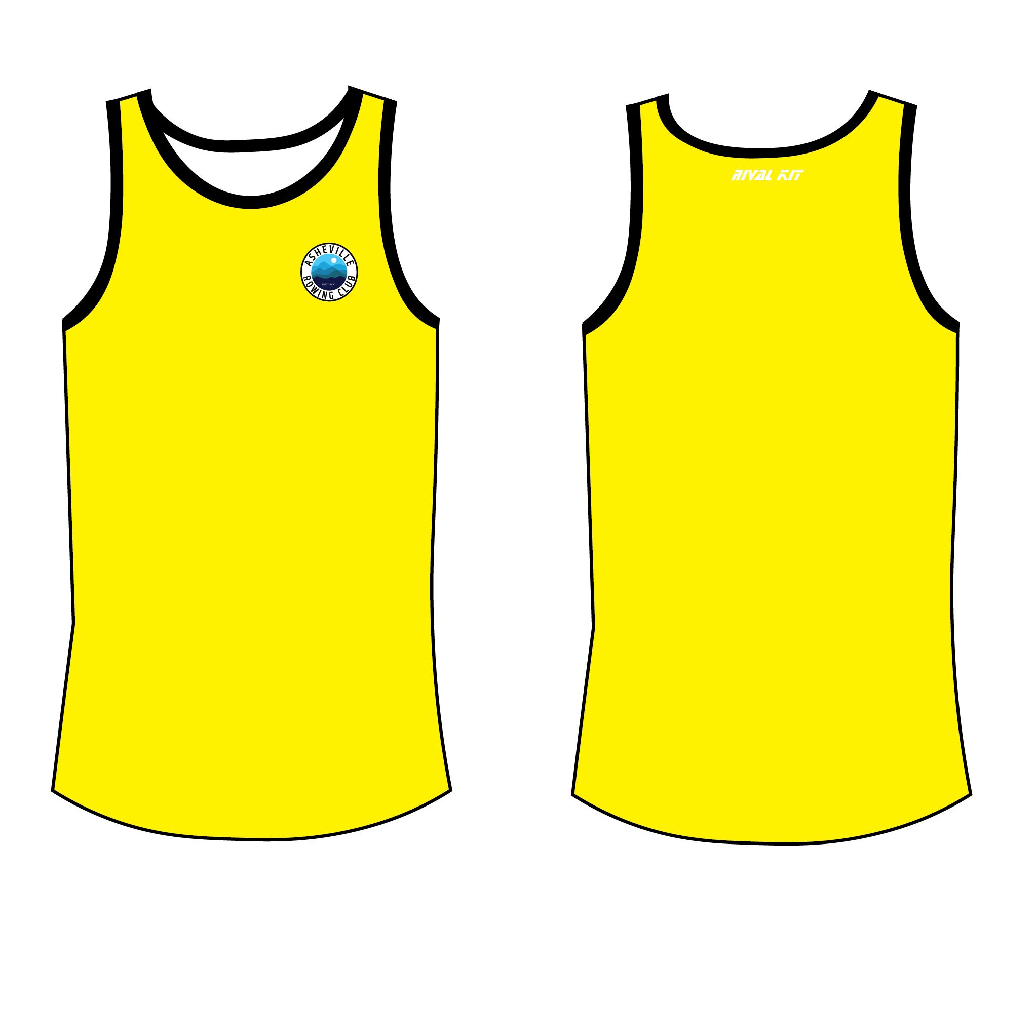 Asheville Rowing Club Hi-Vis Gym Vest