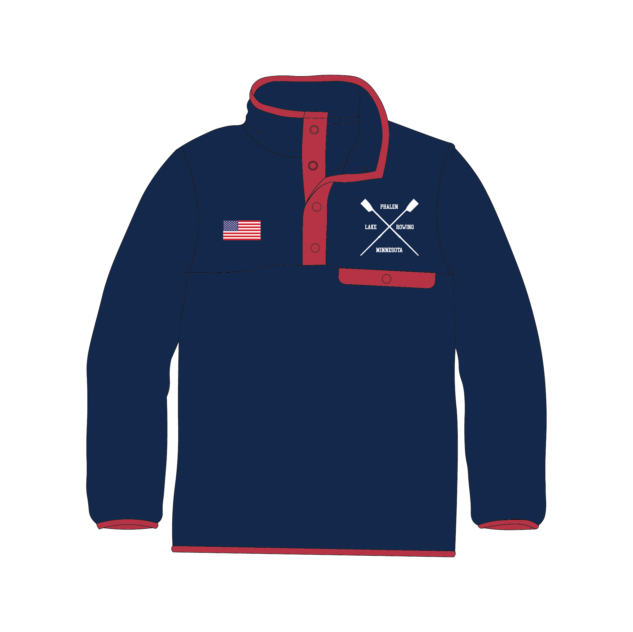 Lake Phalen Rowing Pocket Fleece
