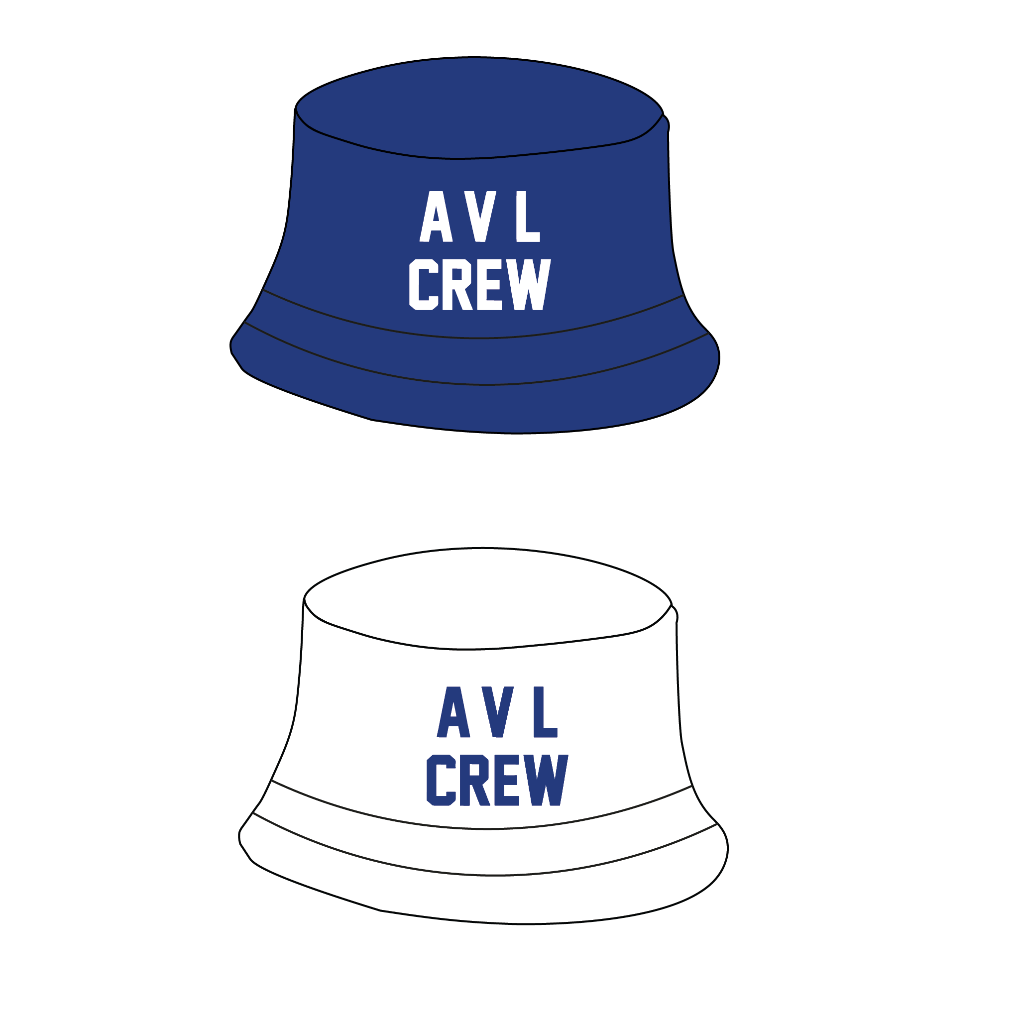 Asheville Rowing Club Reversible Bucket Hat